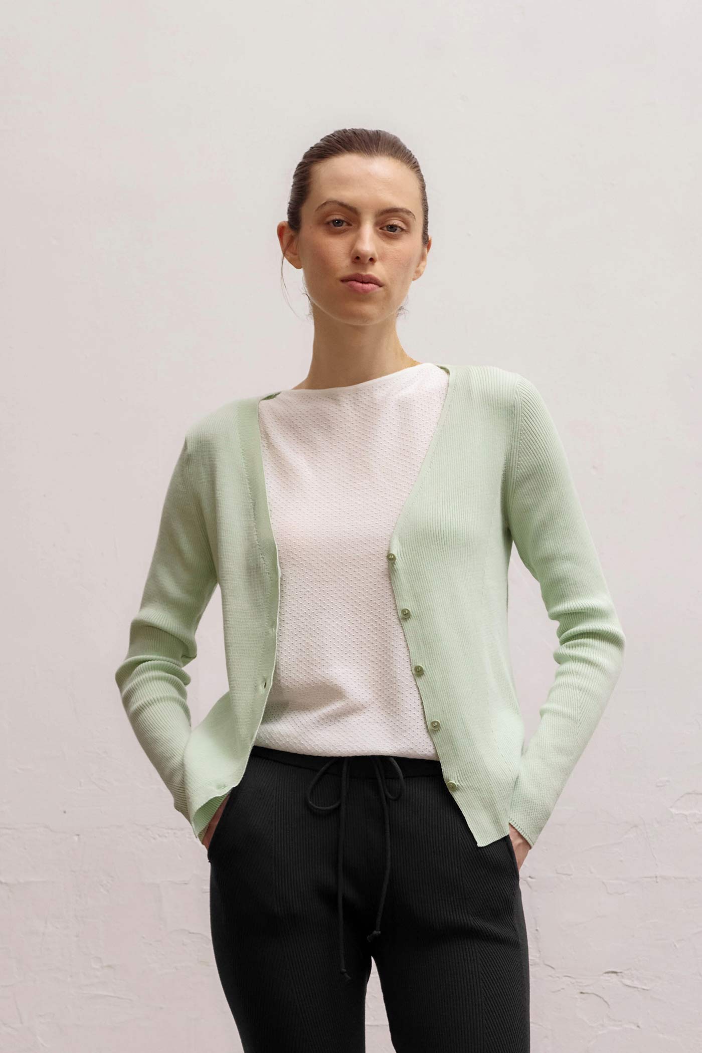 Angles Cardigan - Matcha