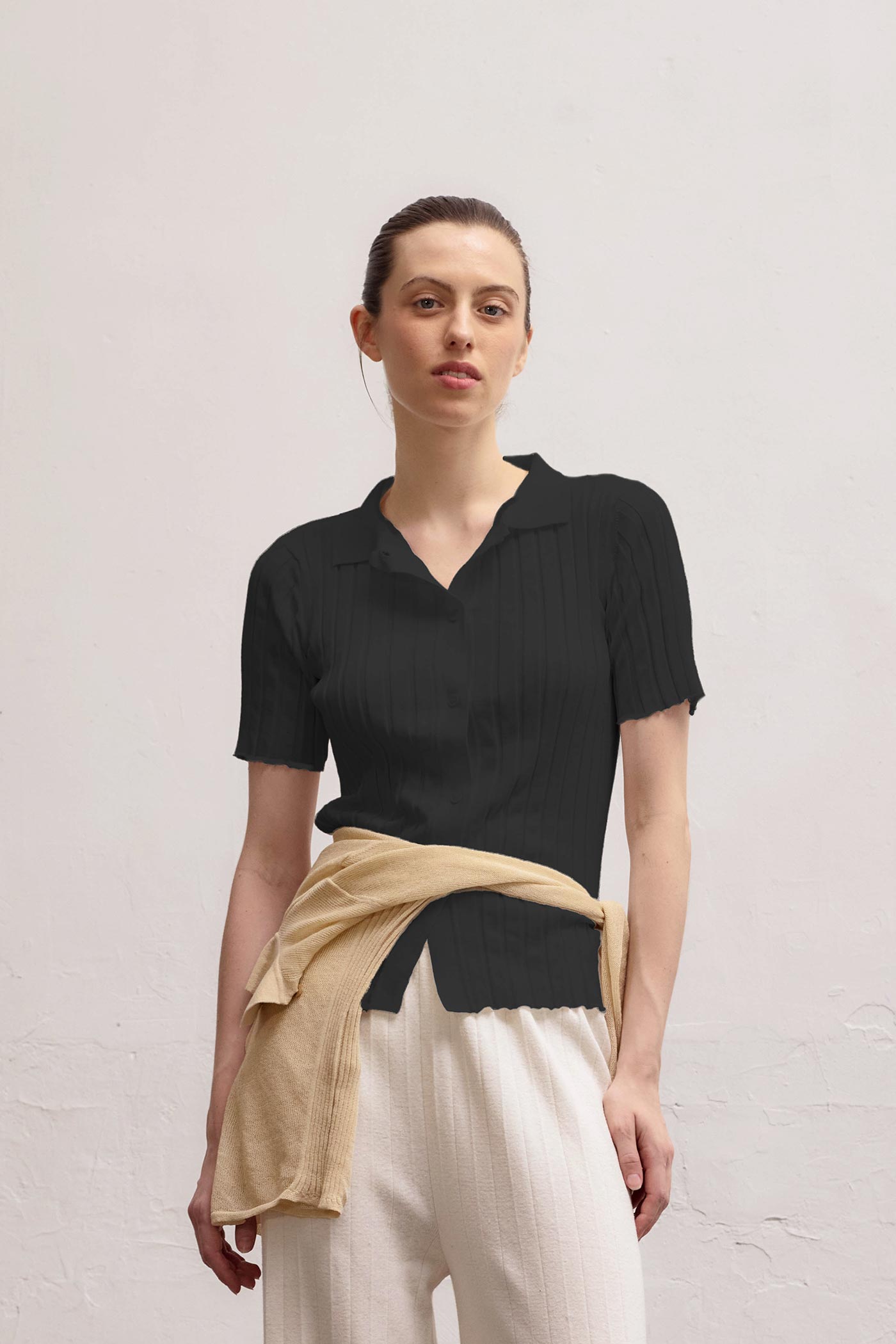 Short Amanzi Shirt - Black