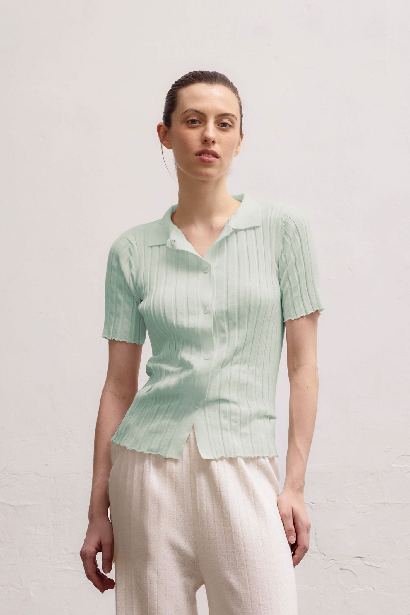 Short Amanzi Shirt - Matcha