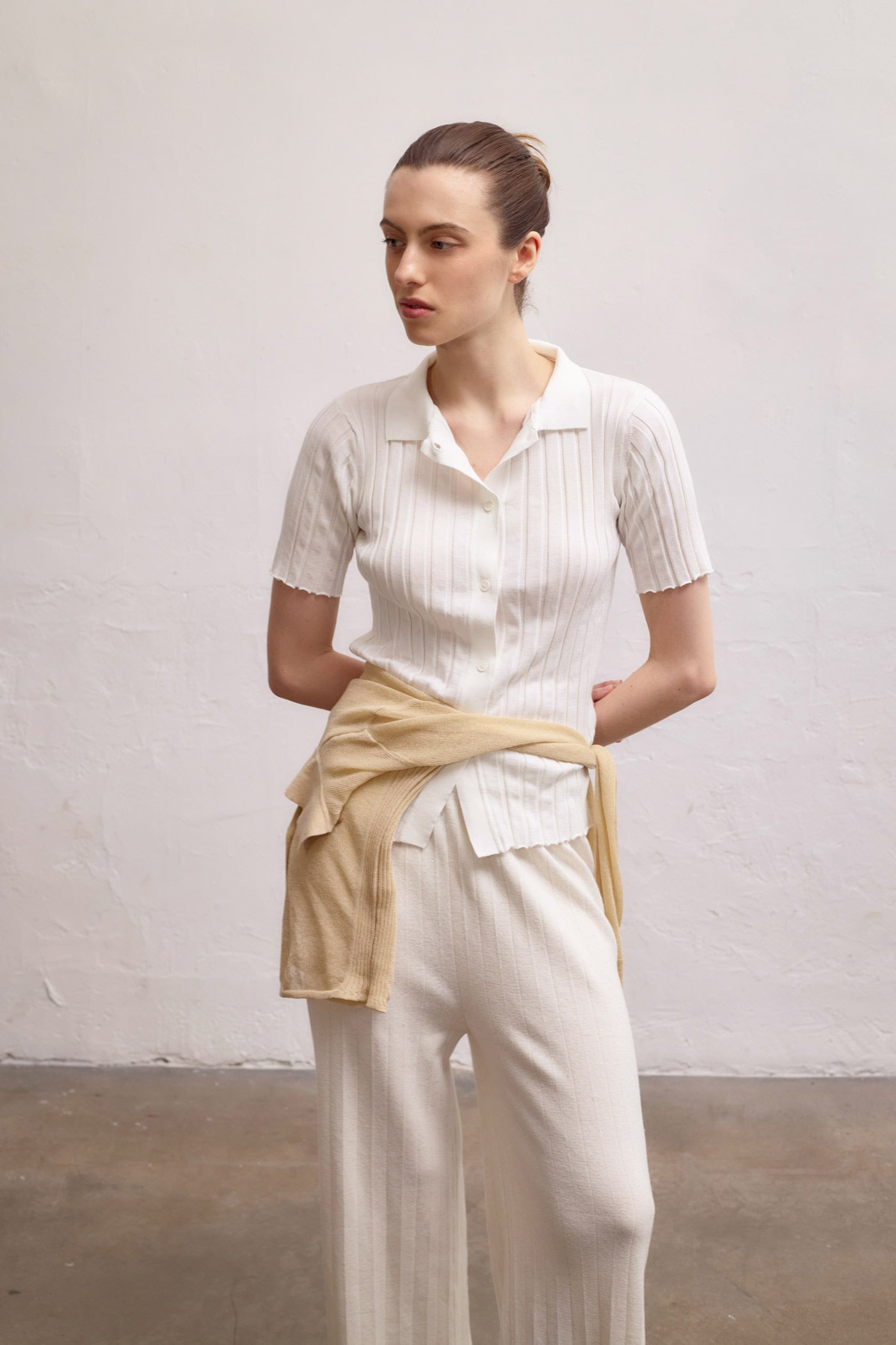 Short Amanzi Shirt - Ivory