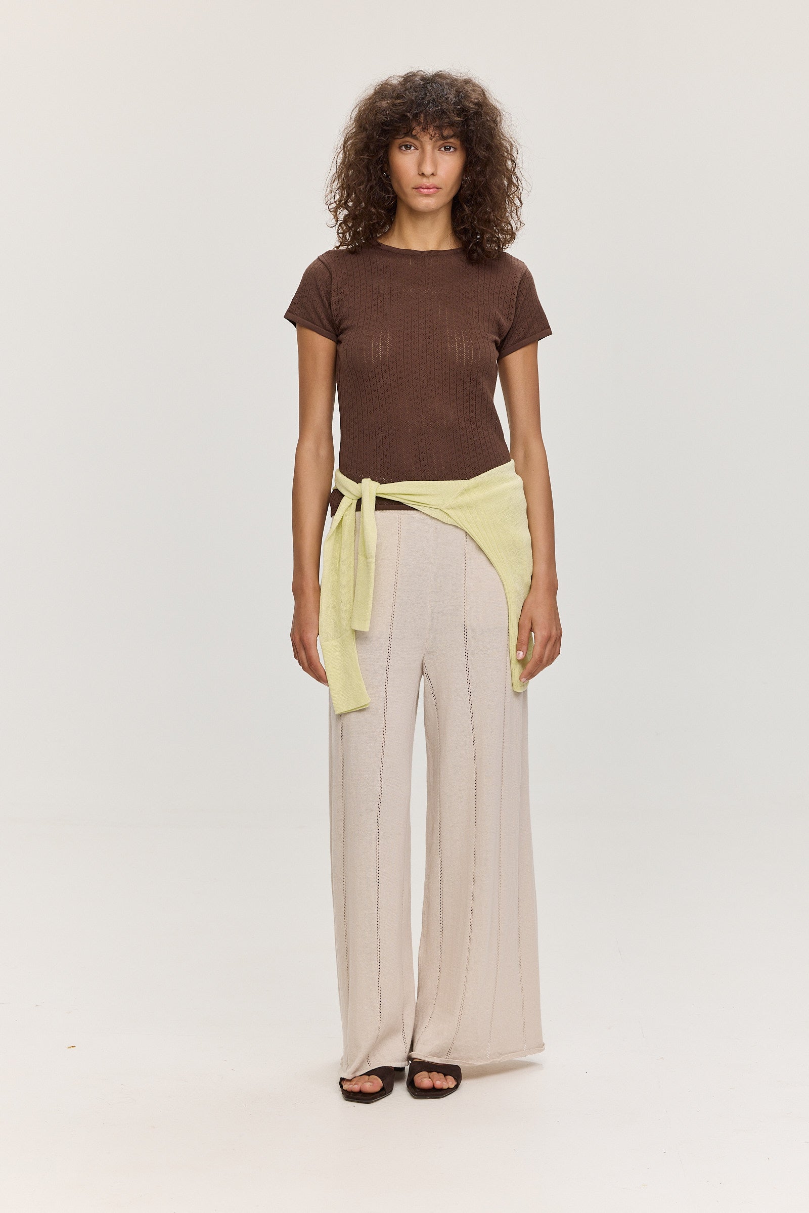 Adelaide Linen Pants - Oat