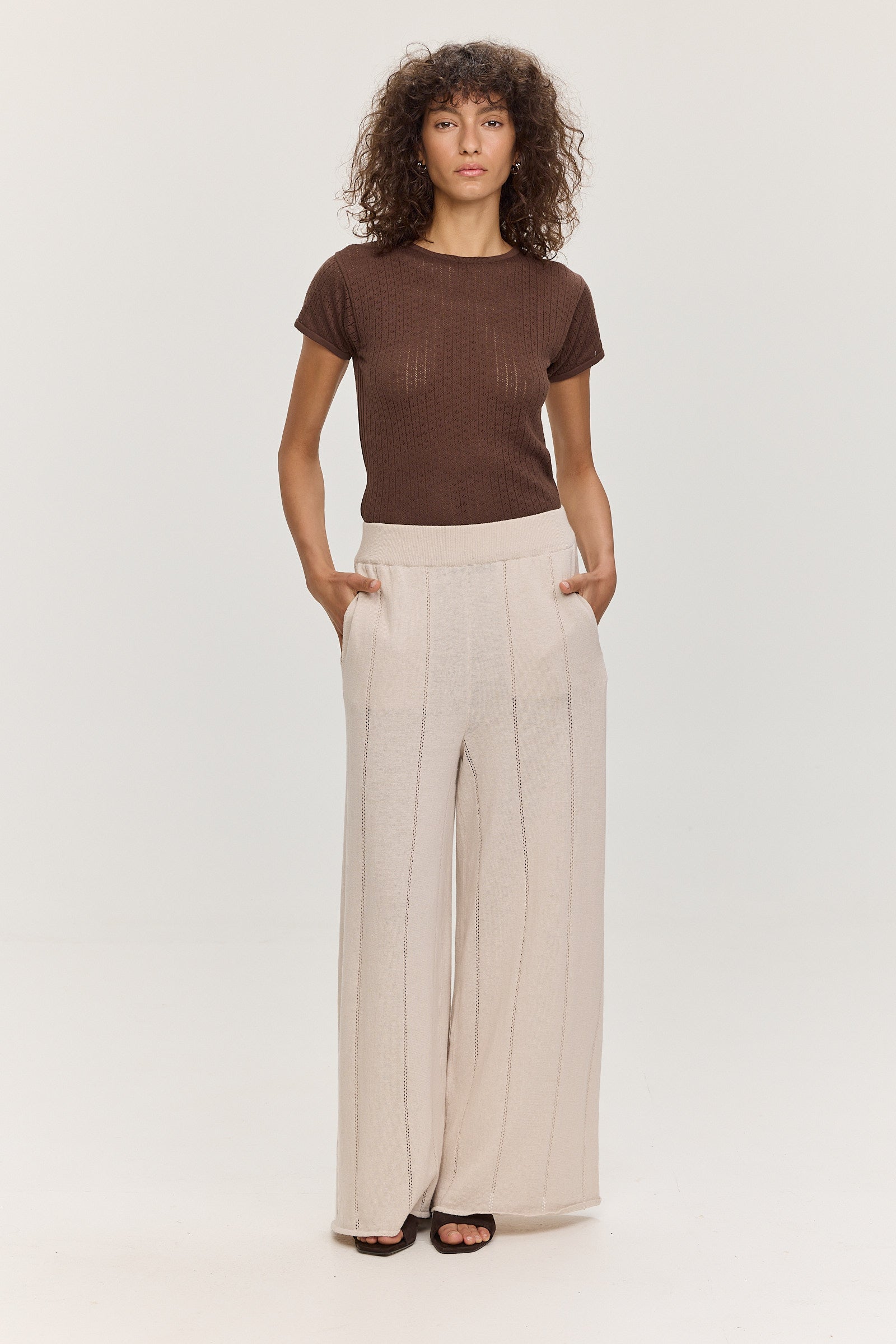 Adelaide Linen Pants - Oat
