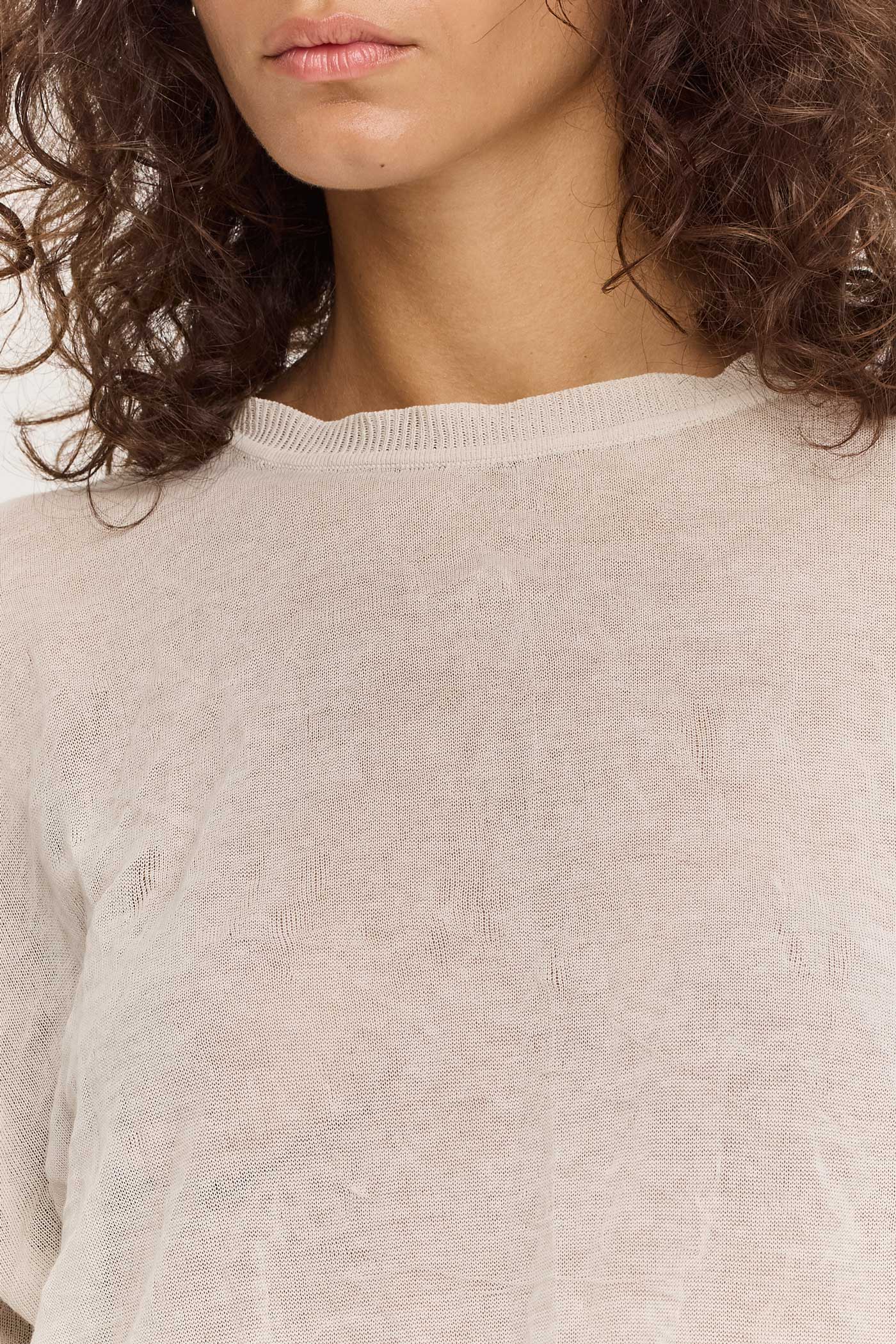 Bray Wrinkled Metal Tee - Ice