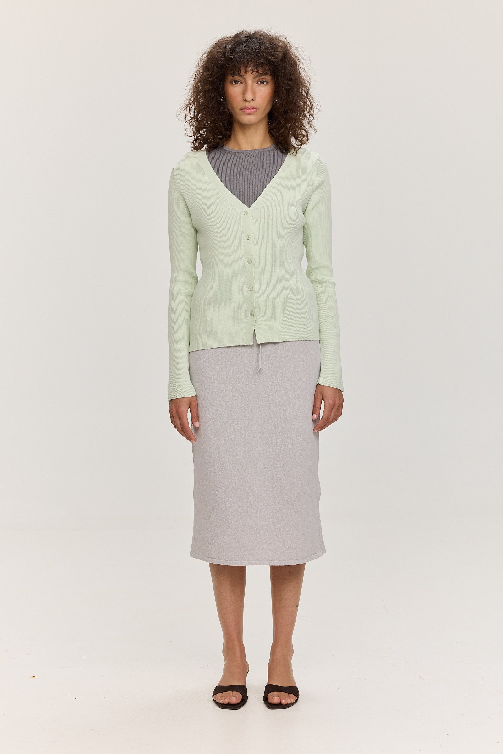 Angles Cardigan - Matcha