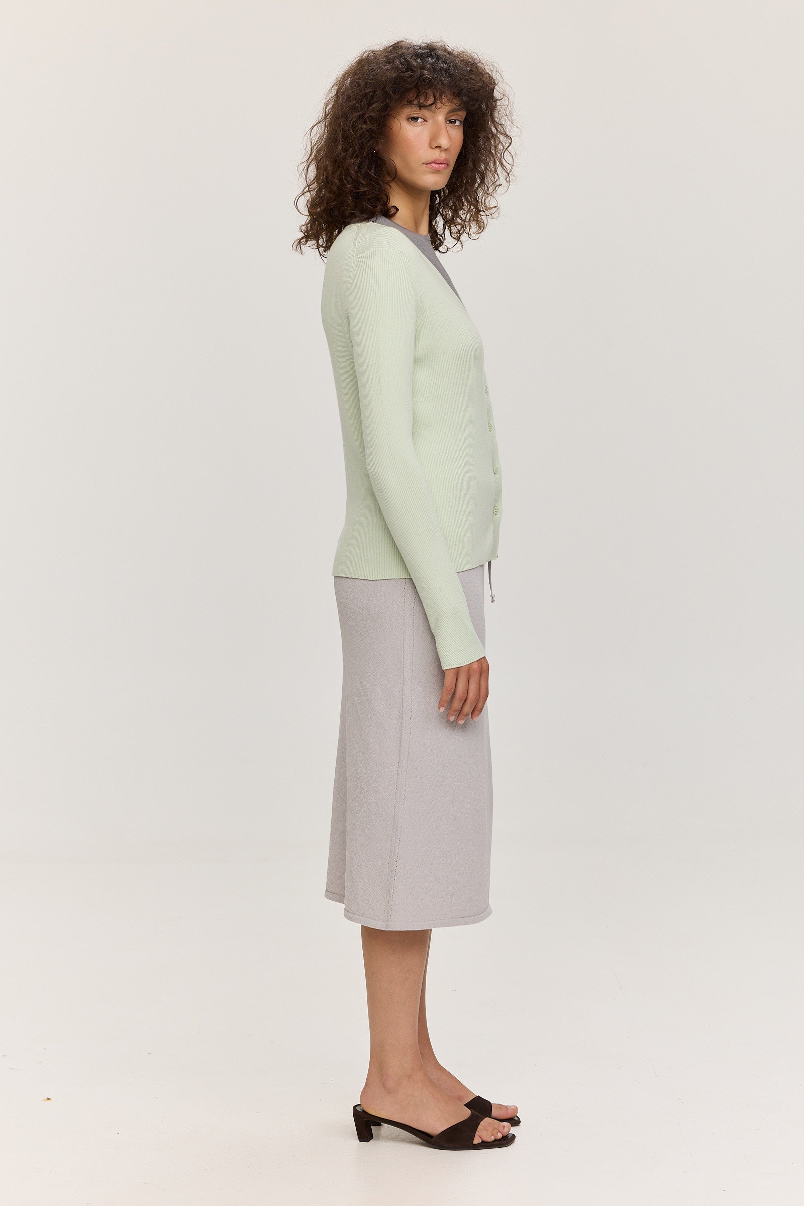 Angles Cardigan - Matcha