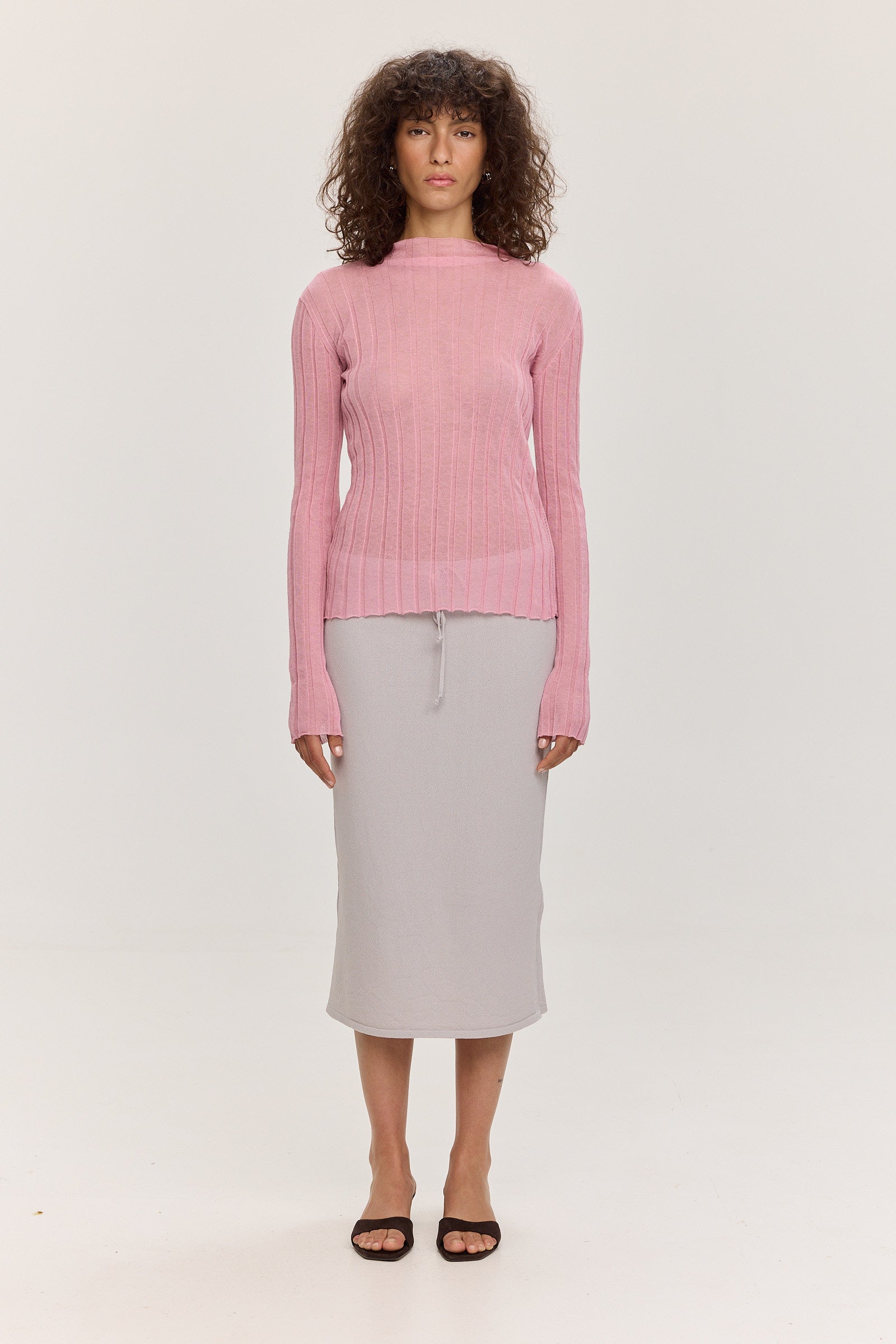 Klaas Sheer Top - Pink