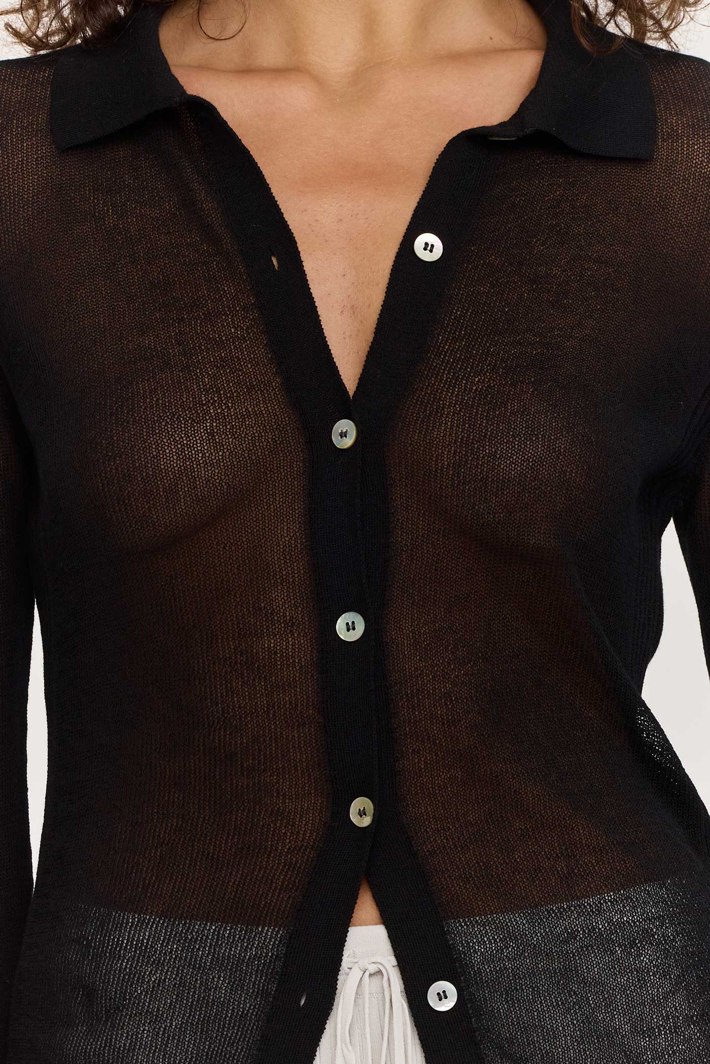 Sari Shirt - Black