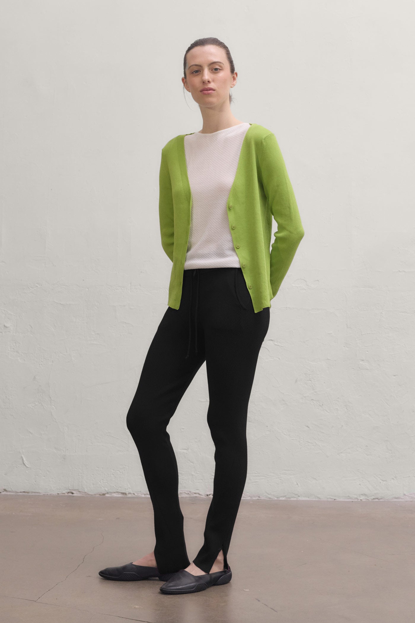 Angles Cardigan - Lemongrass