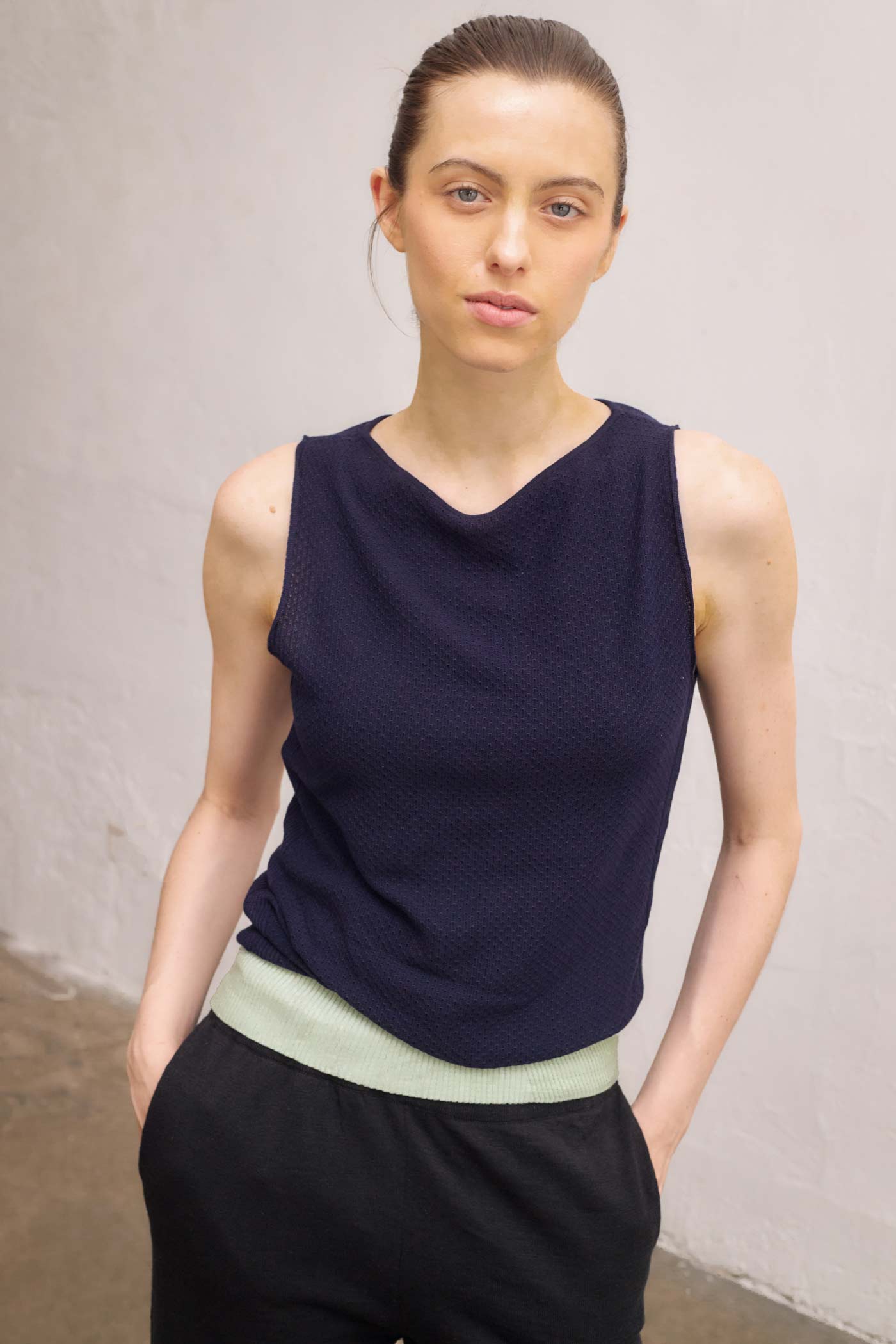 Cato Boatneck Top - Midnight