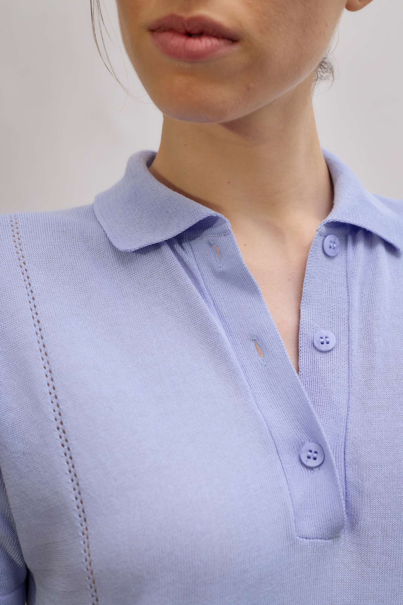 Caledon Polo Dress - Sky Blue