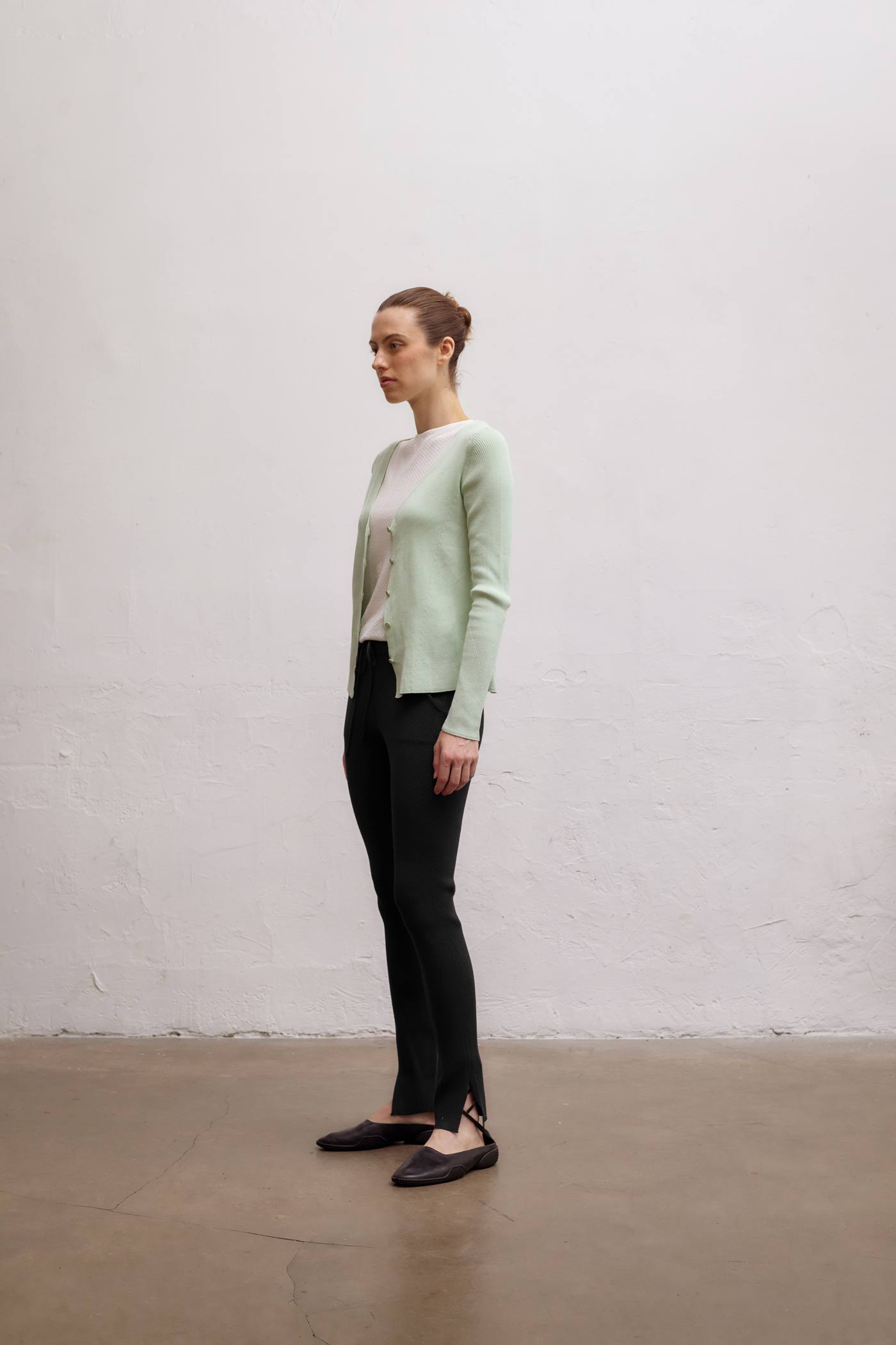 Ivy Rib Pants - Black