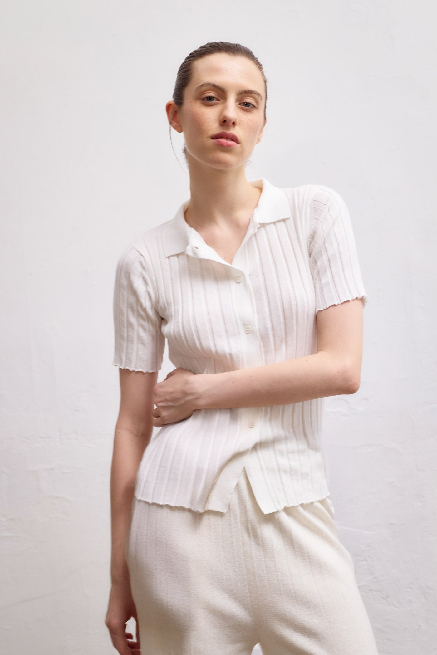 Short Amanzi Shirt - Ivory