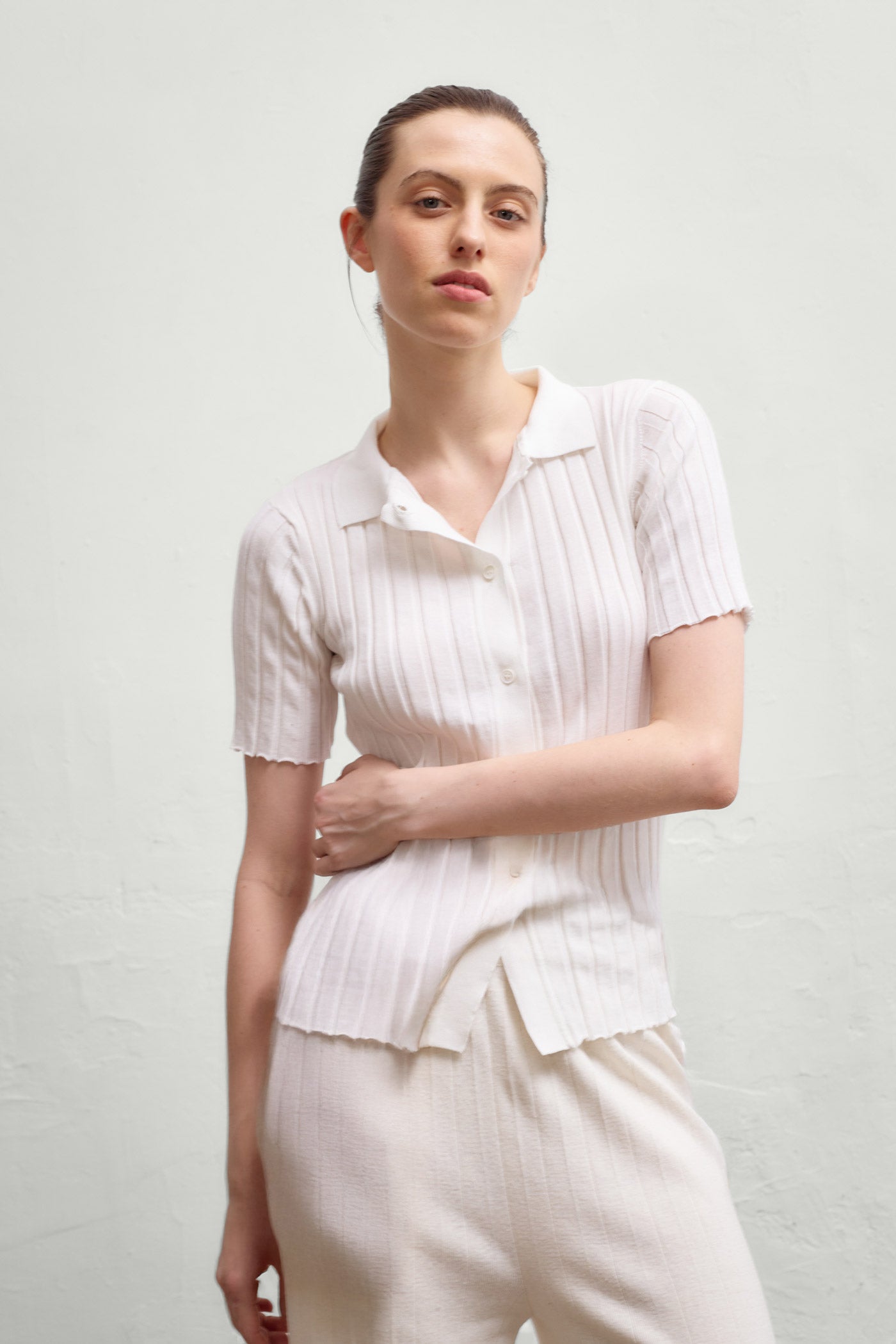 Short Amanzi Shirt - Ivory