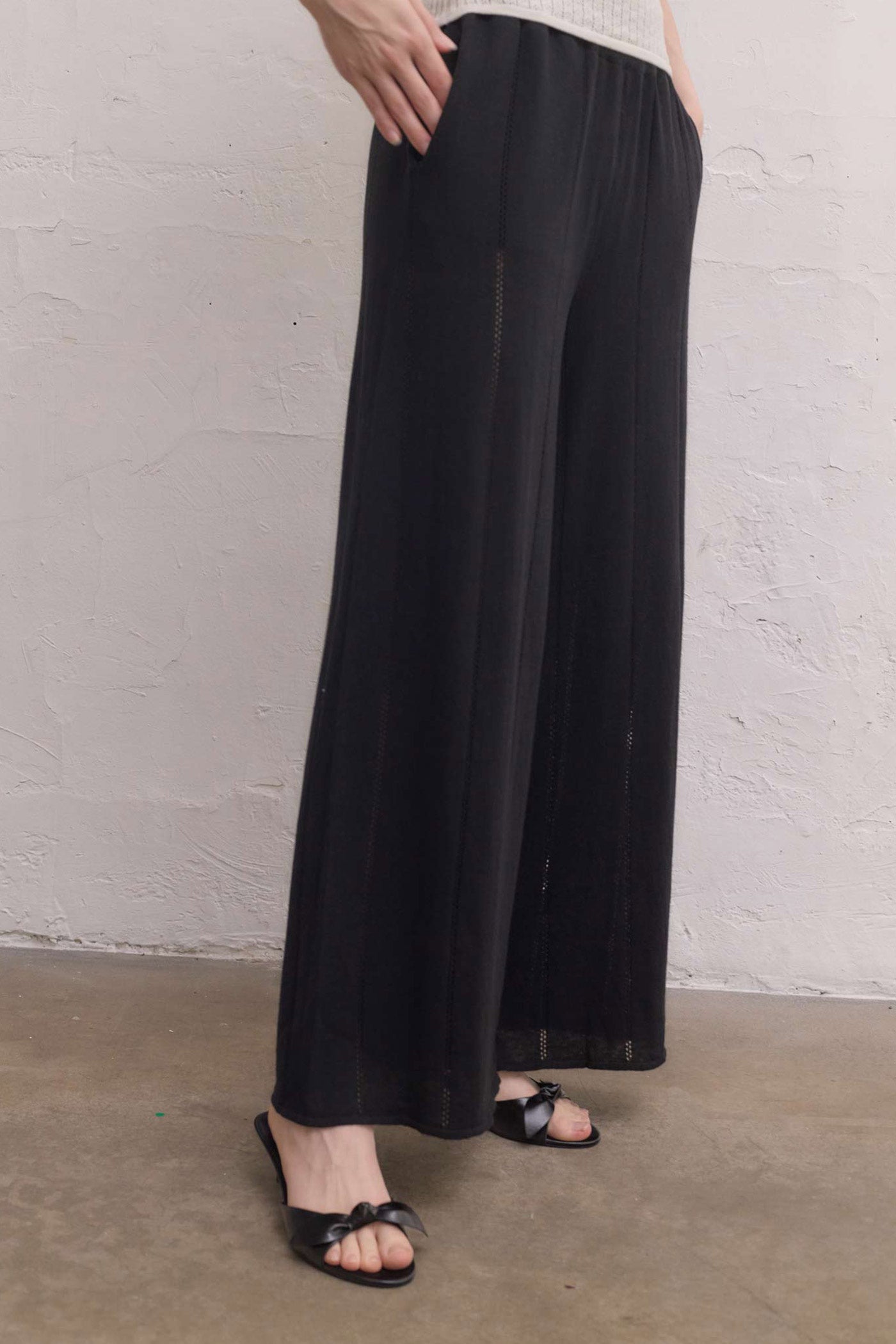 Adelaide Linen Pants - Black