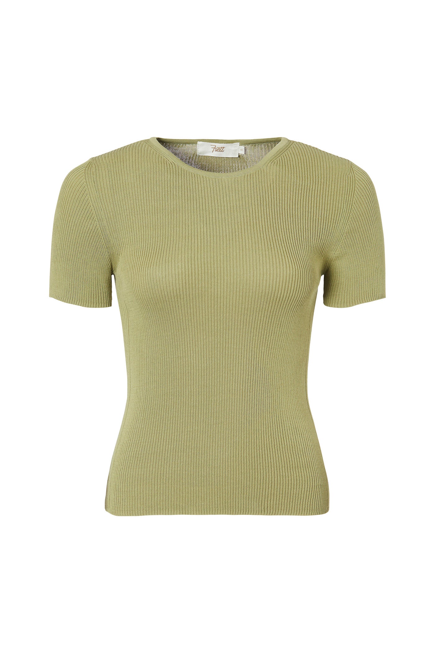 Ribbed Makò T - Olive Oil