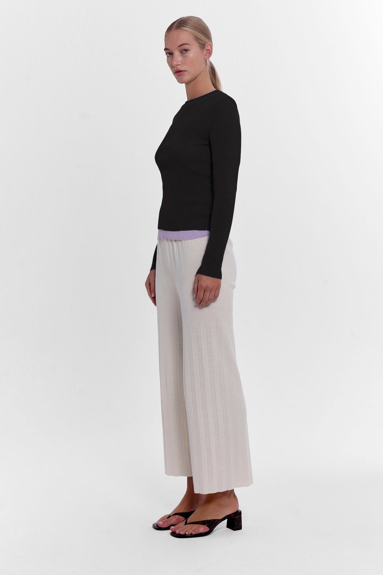 Long Makò T - Jet Black