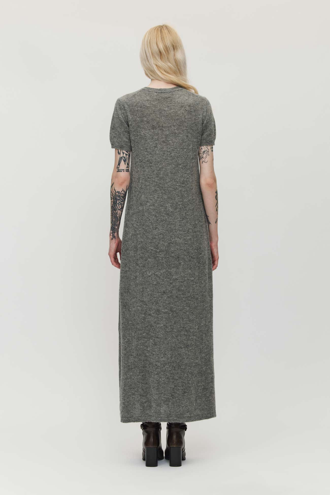 Redi Alpaca Dress - Melange Grey (Pre-Order)