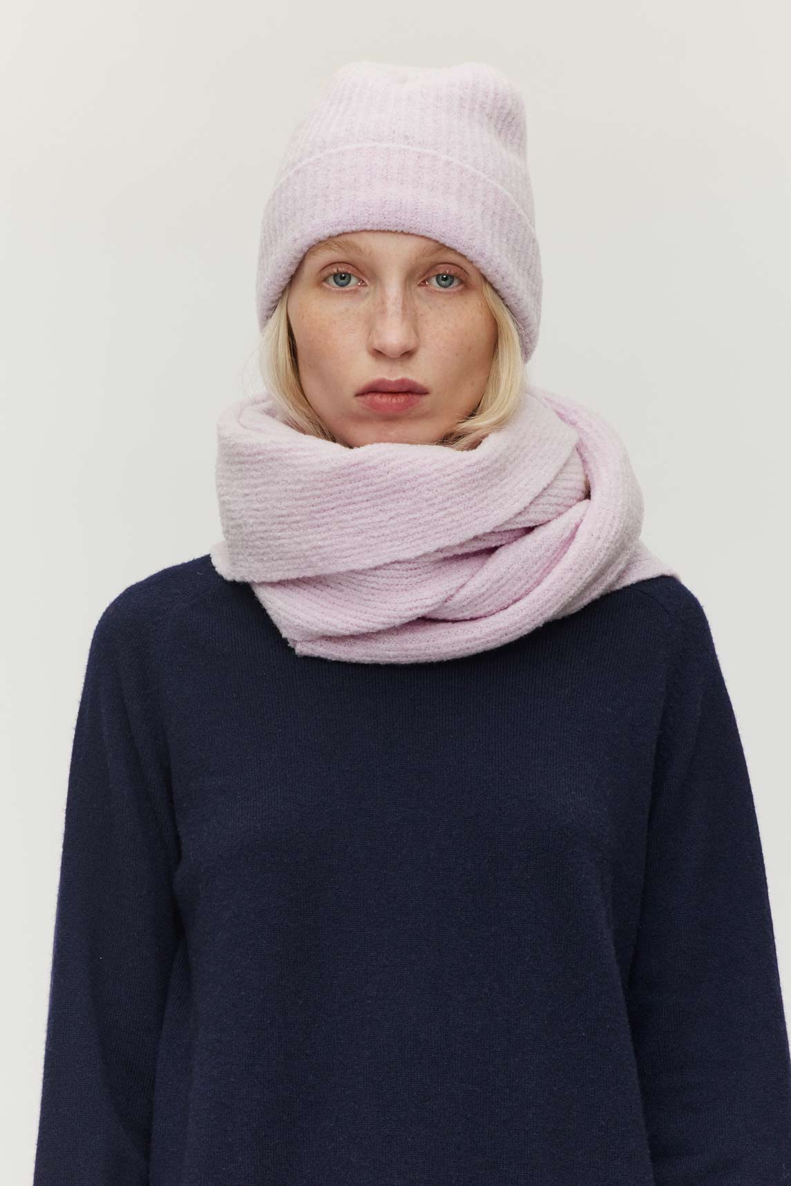 Salt Merino Beanie - Lilac