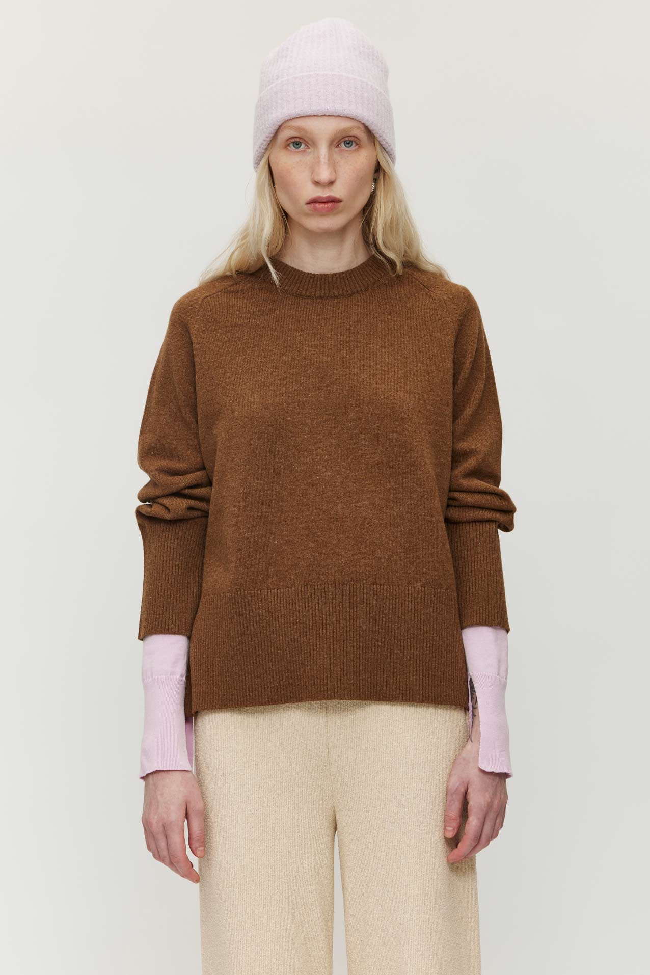 Jordaan Merino Crewneck - Coffee