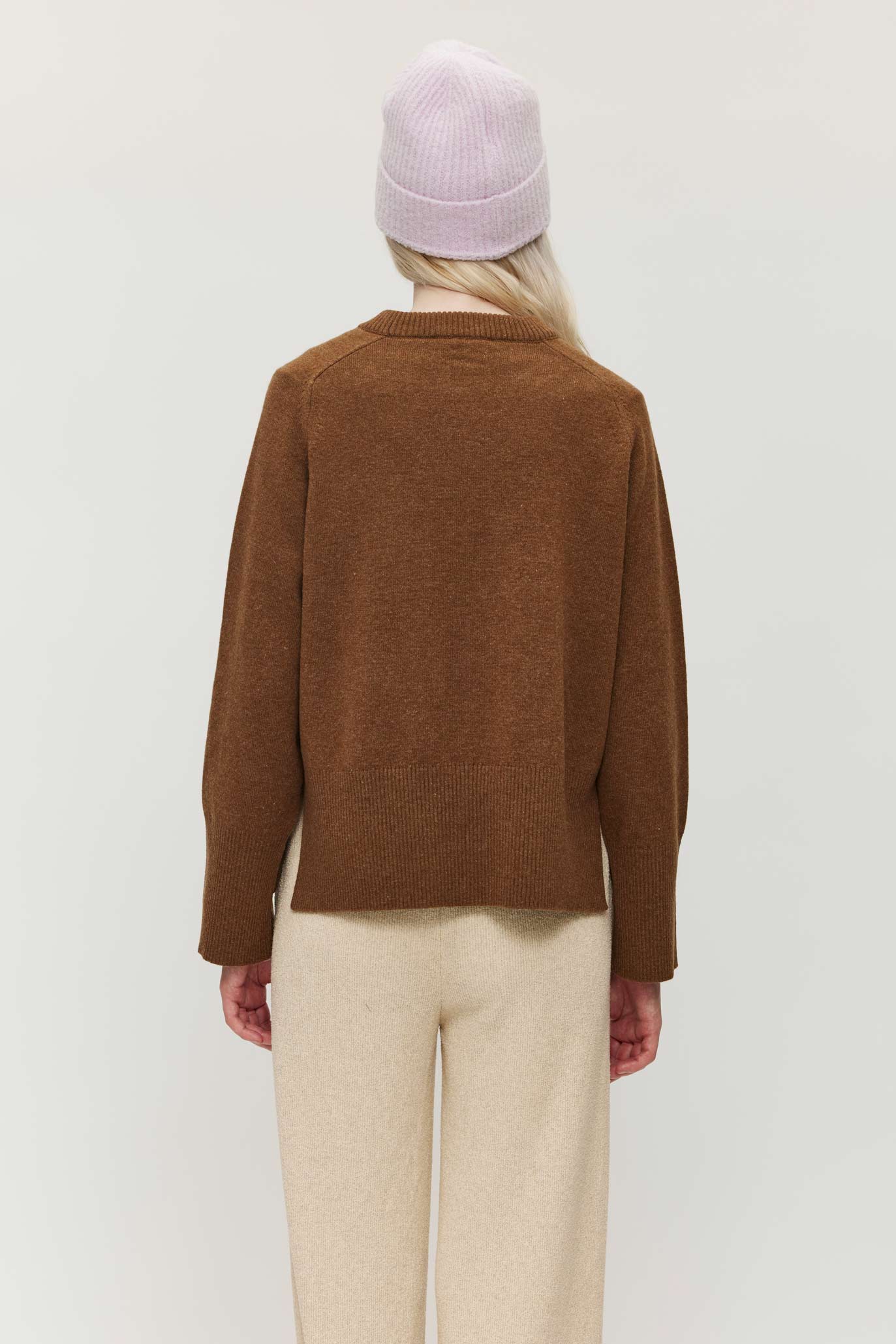 Jordaan Merino Crewneck - Coffee