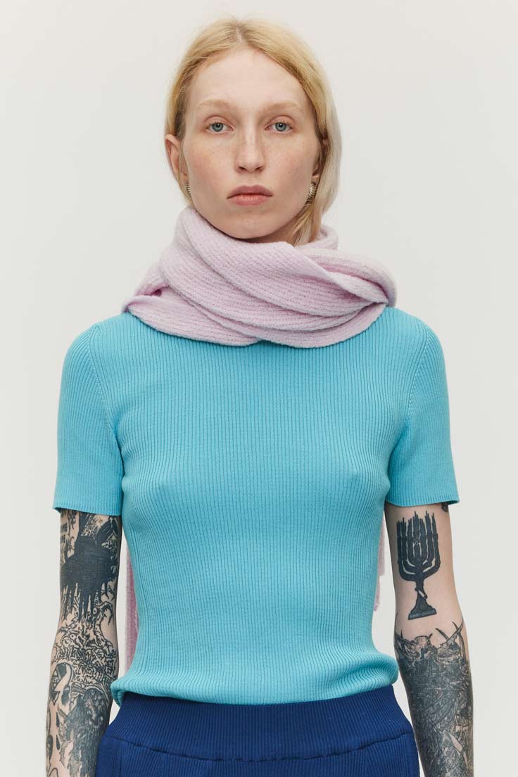 Salt Merino Scarf - Lilac