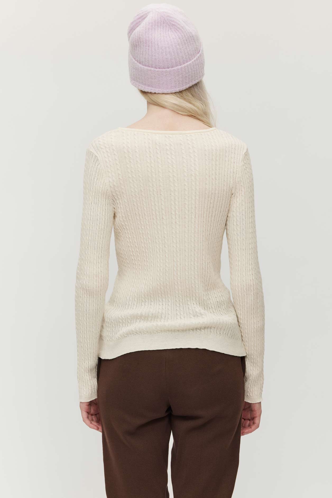 Komani Cashmere Sweater - Ivory