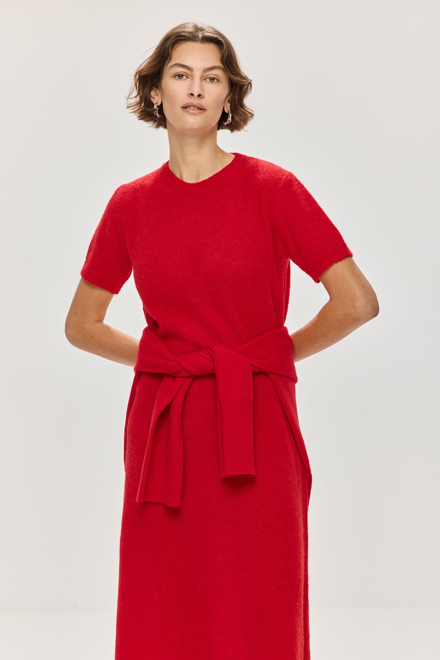 Redi Alpaca Dress - Red (Pre-Order)