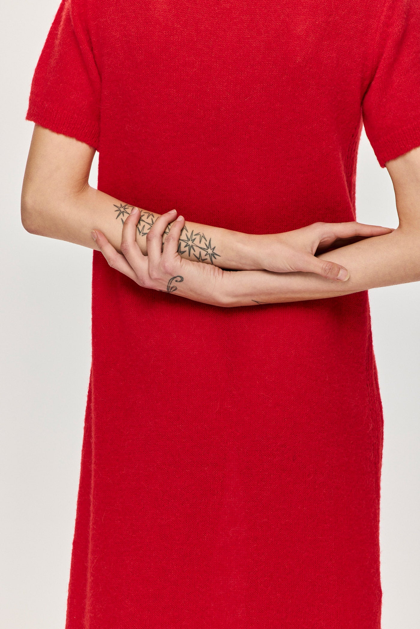 Redi Alpaca Dress - Red (Pre-Order)