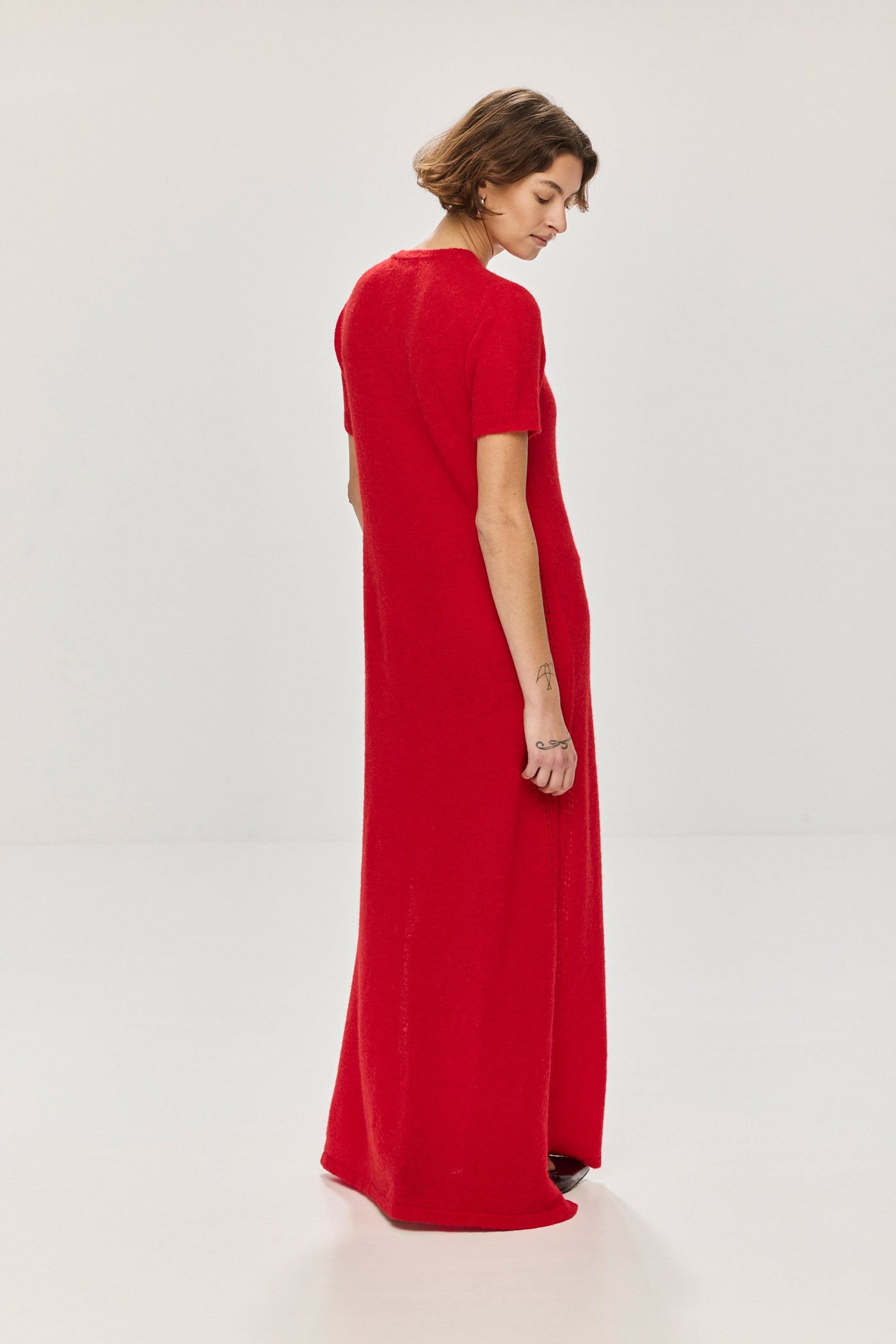 Redi Alpaca Dress - Red (Pre-Order)