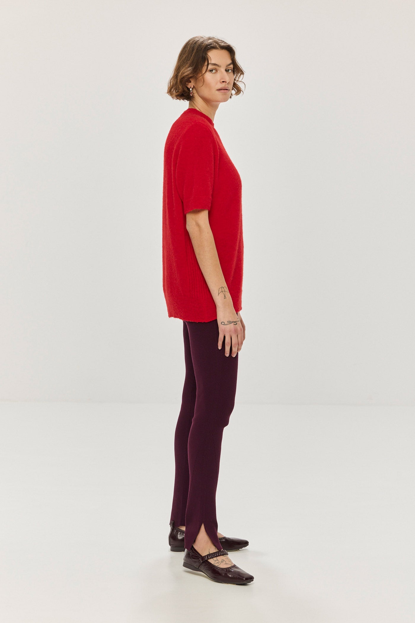 Vall Alpaca Top - Red (Pre-Order)