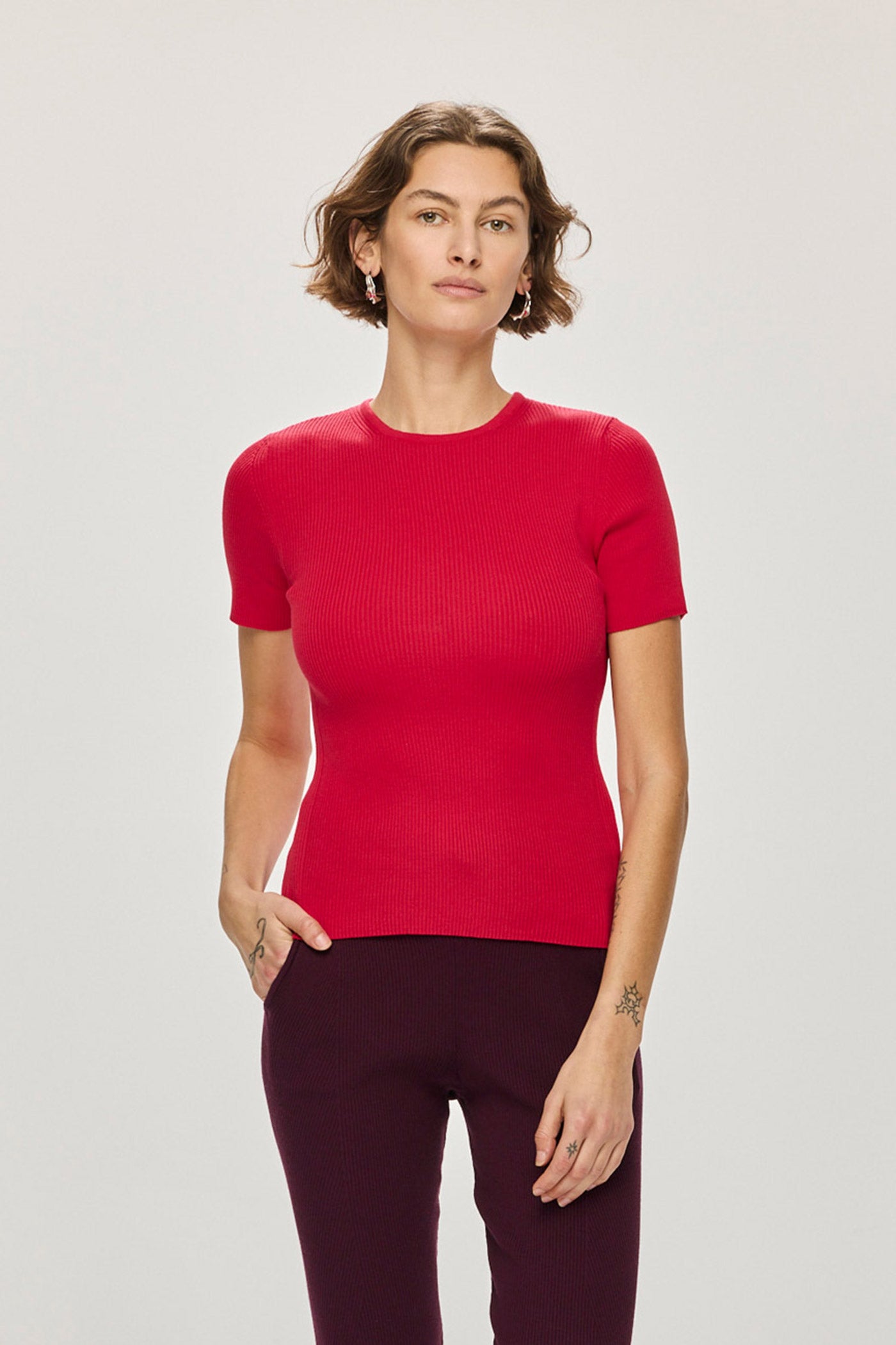 Ribbed Makò T - Red (Pre-Order)