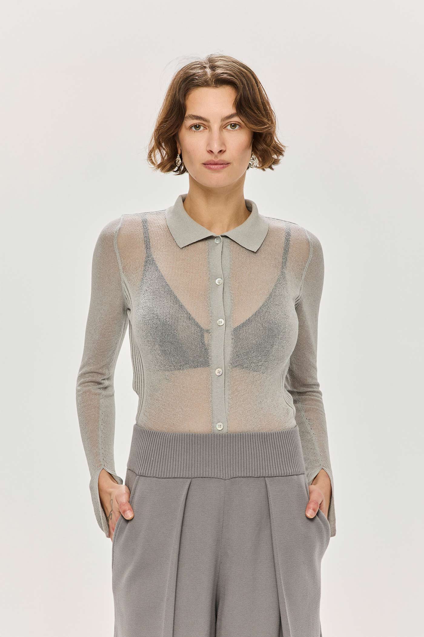 Sari Shirt - Grey (Pre-Order)