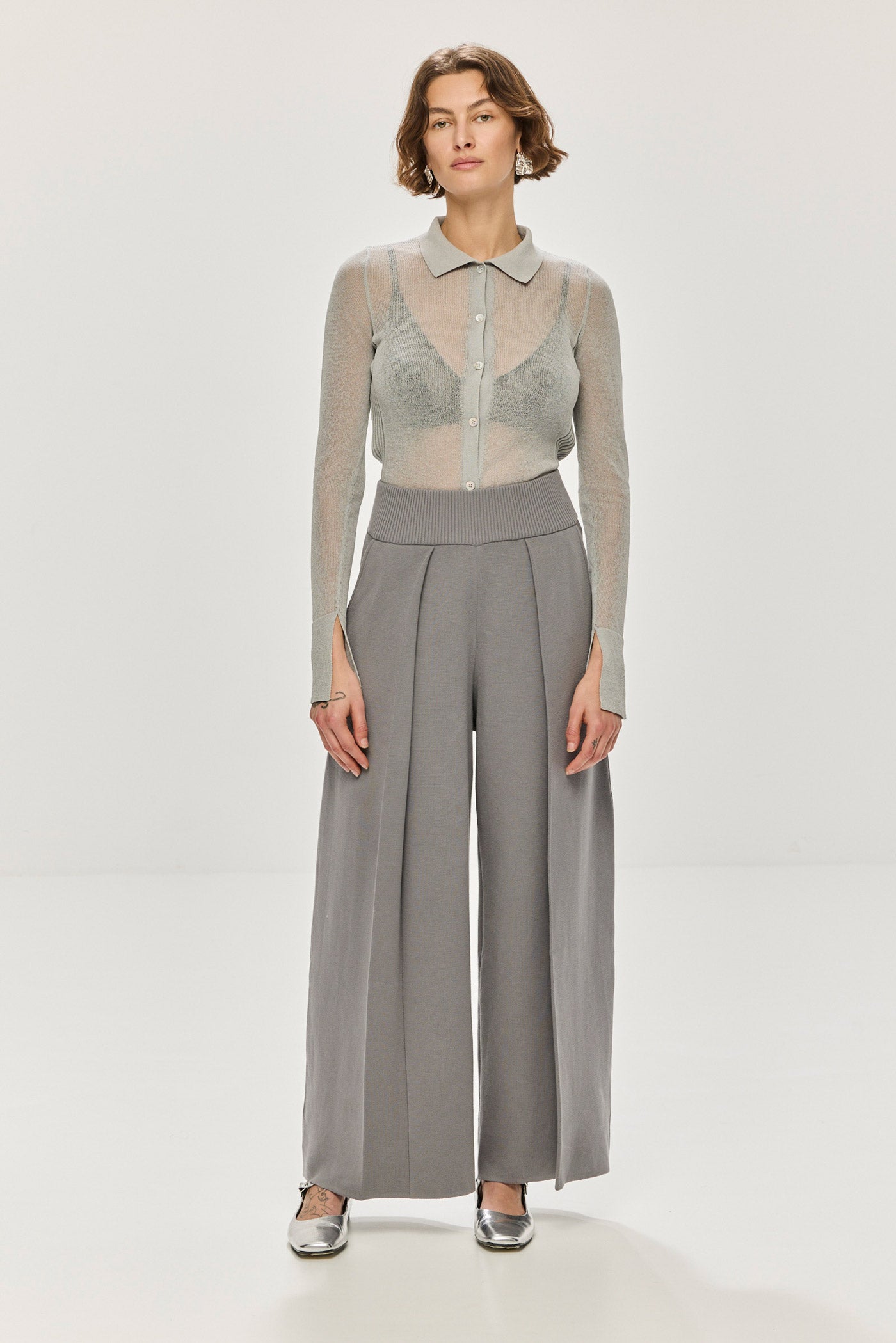 Sari Shirt - Grey (Pre-Order)