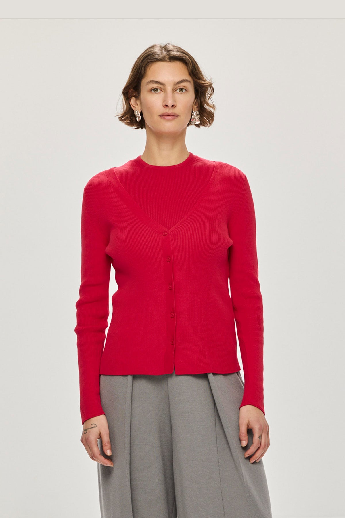 Angles Cardigan - Red