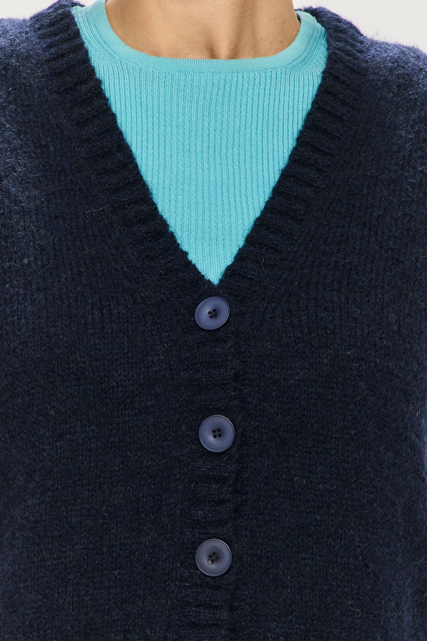 Berg Alpaca Vest - Midnight