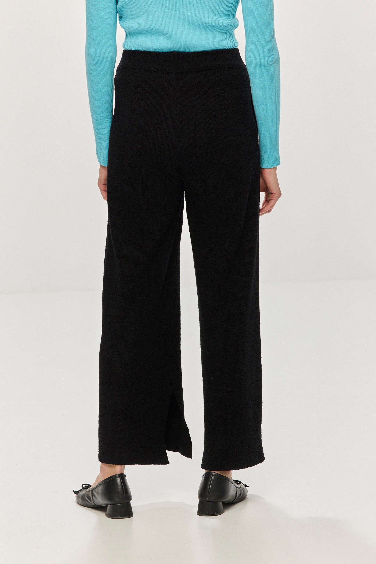 Klip Bouclè Pants - Jet Black