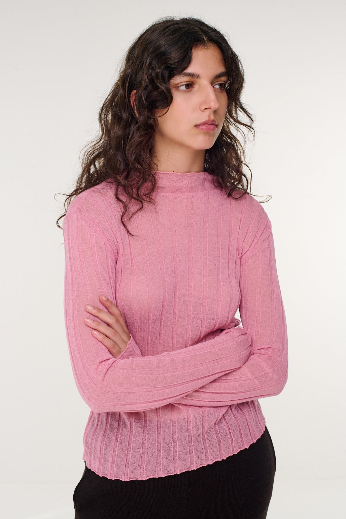 Klaas Sheer Top - Pink