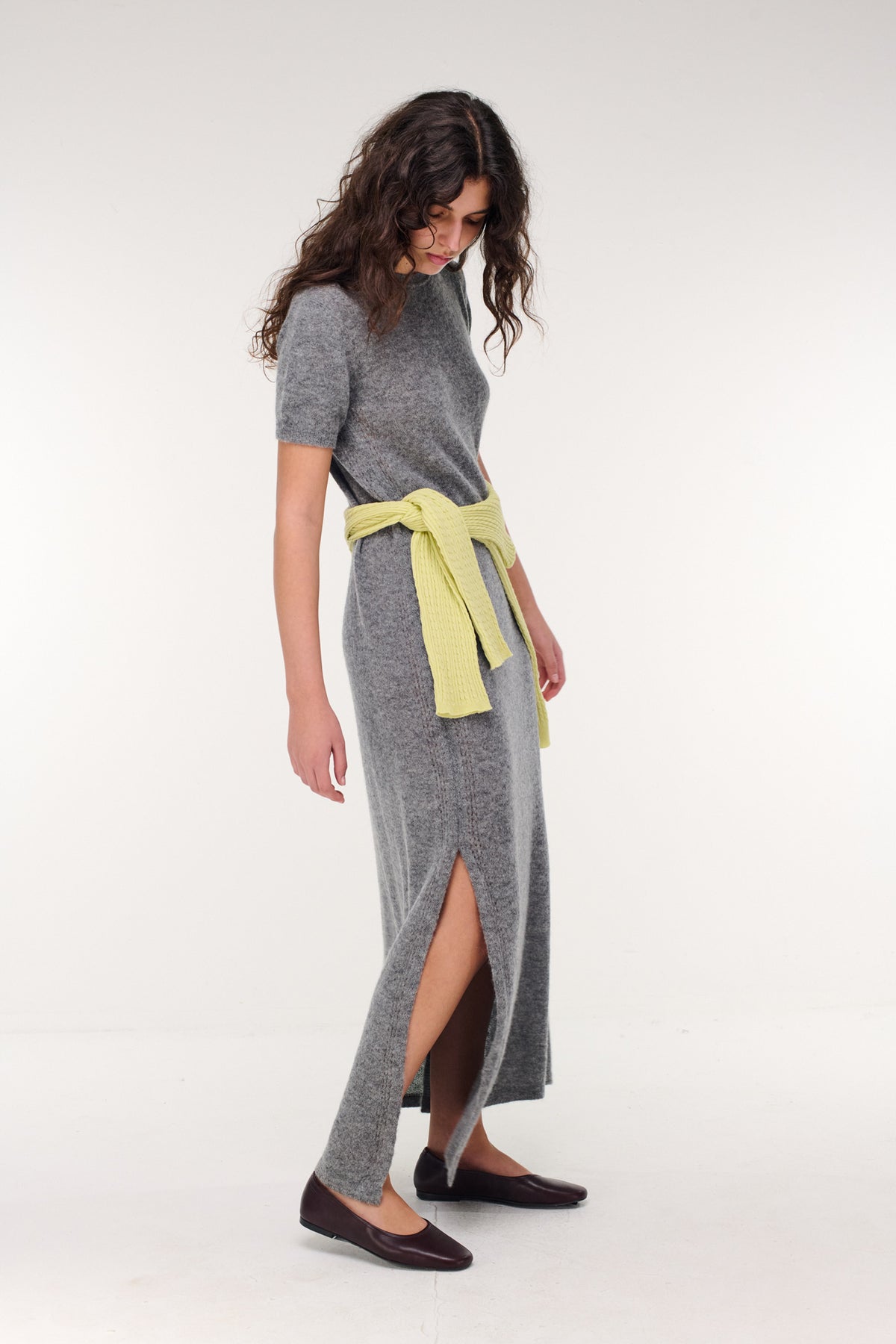 Redi Alpaca Dress - Melange Grey
