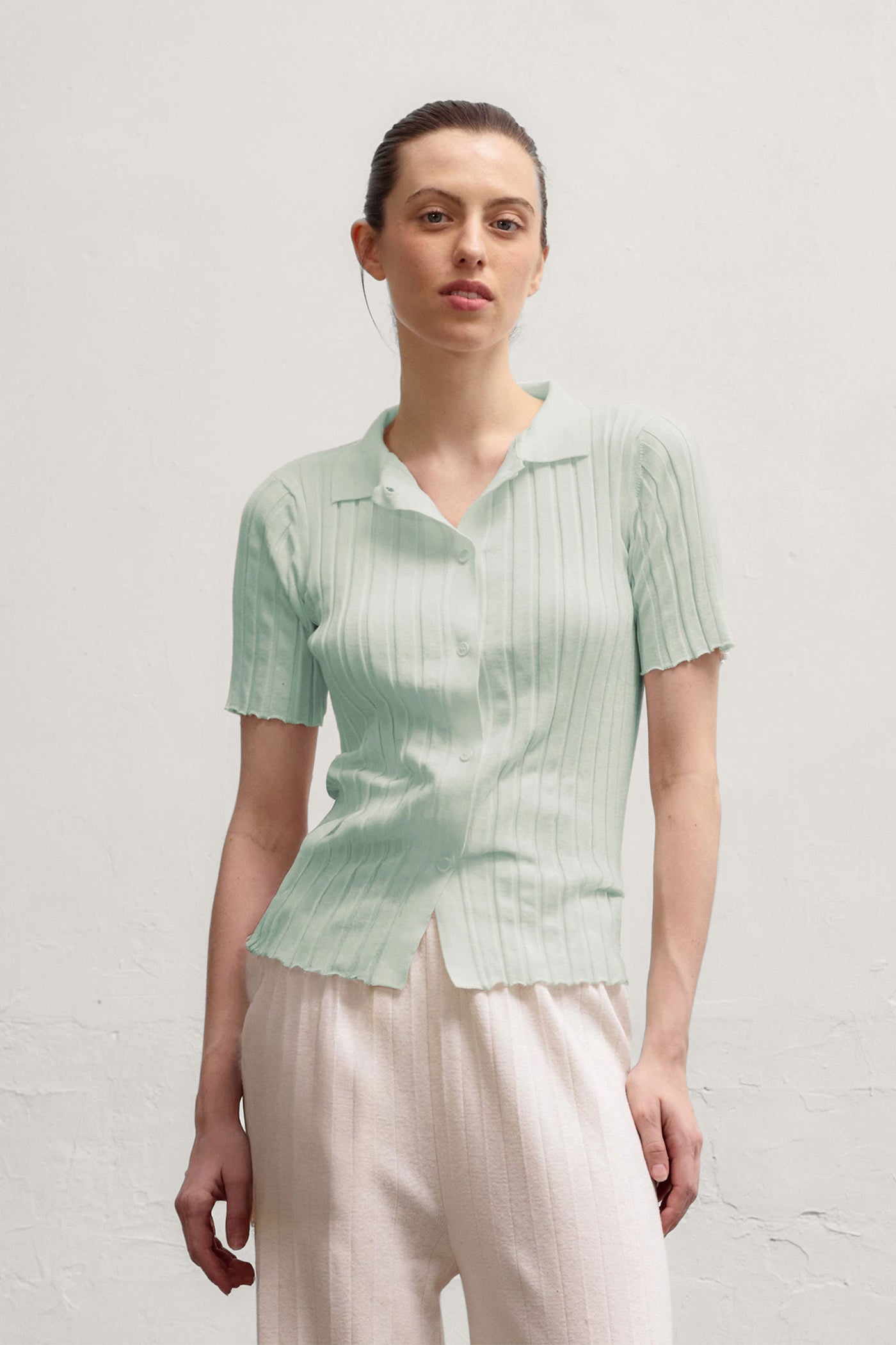 Short Amanzi Shirt - Matcha