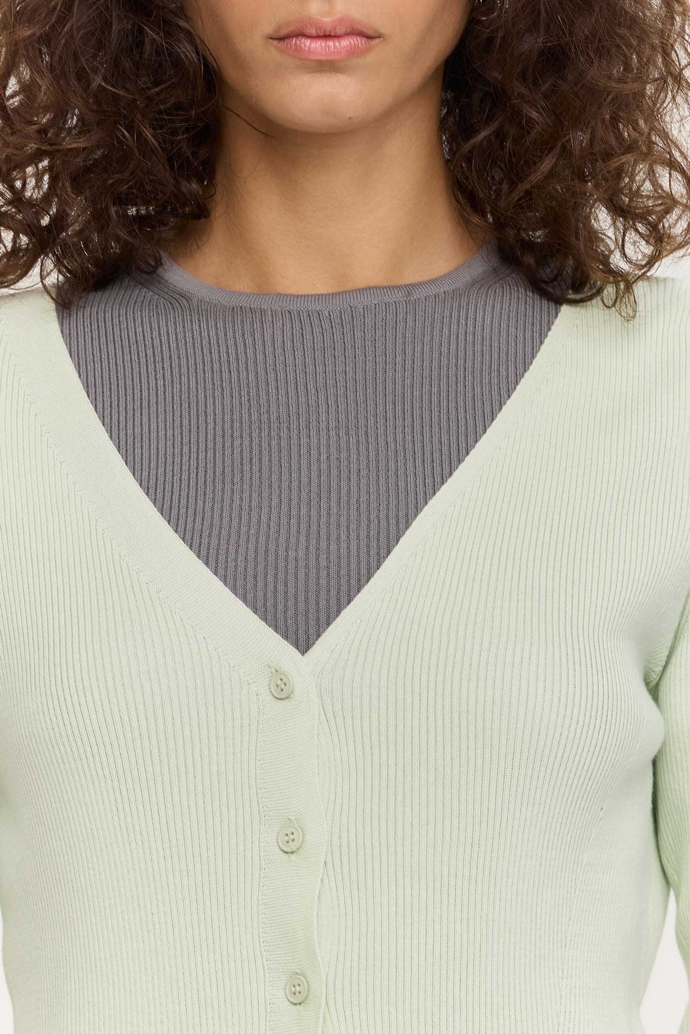 Angles Cardigan - Matcha