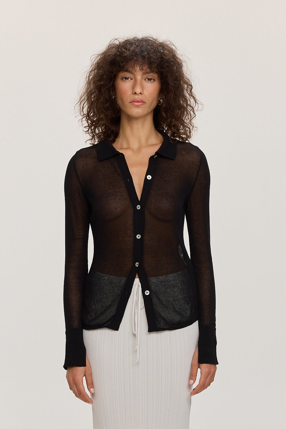 Sari Shirt - Black