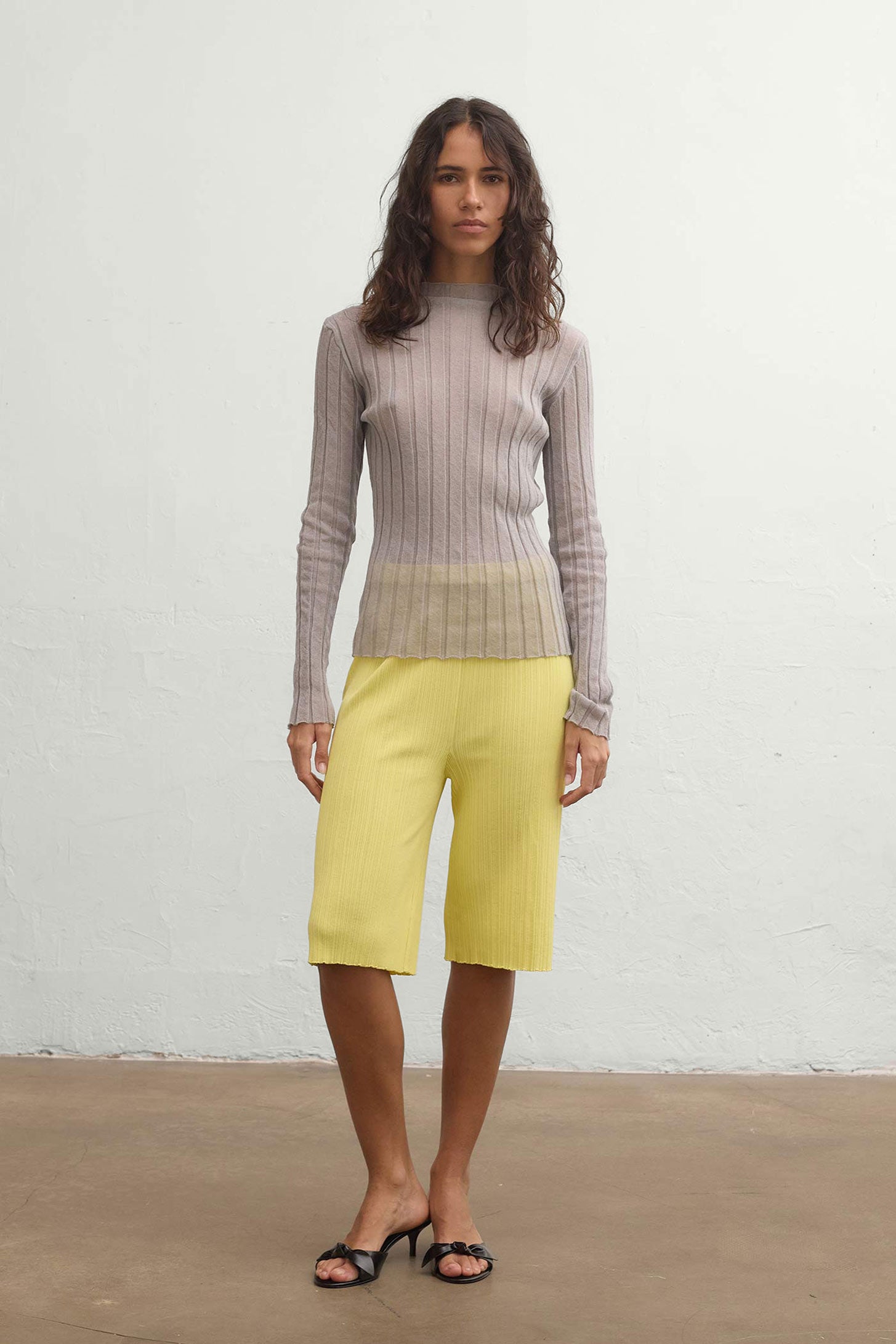 Klaas Sheer Top - Grey
