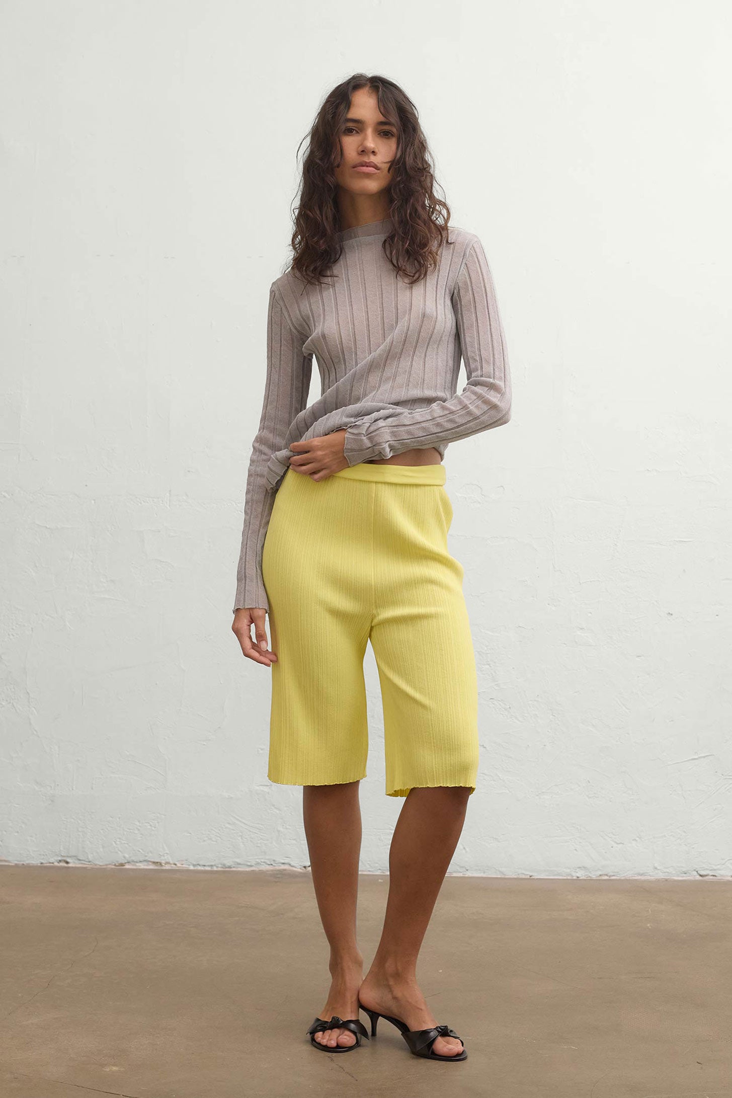 Klaas Sheer Top - Grey