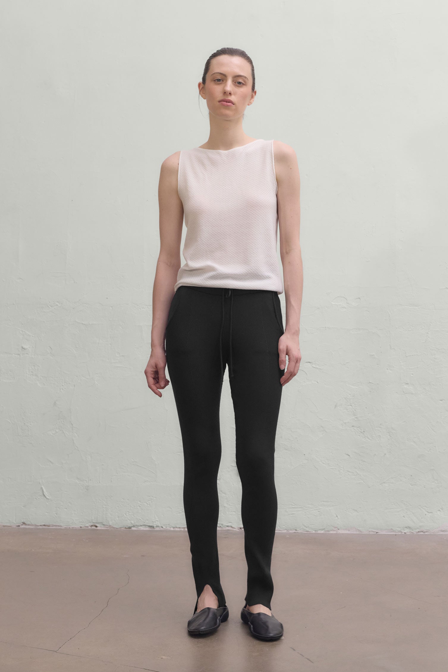 Ivy Rib Pants - Black