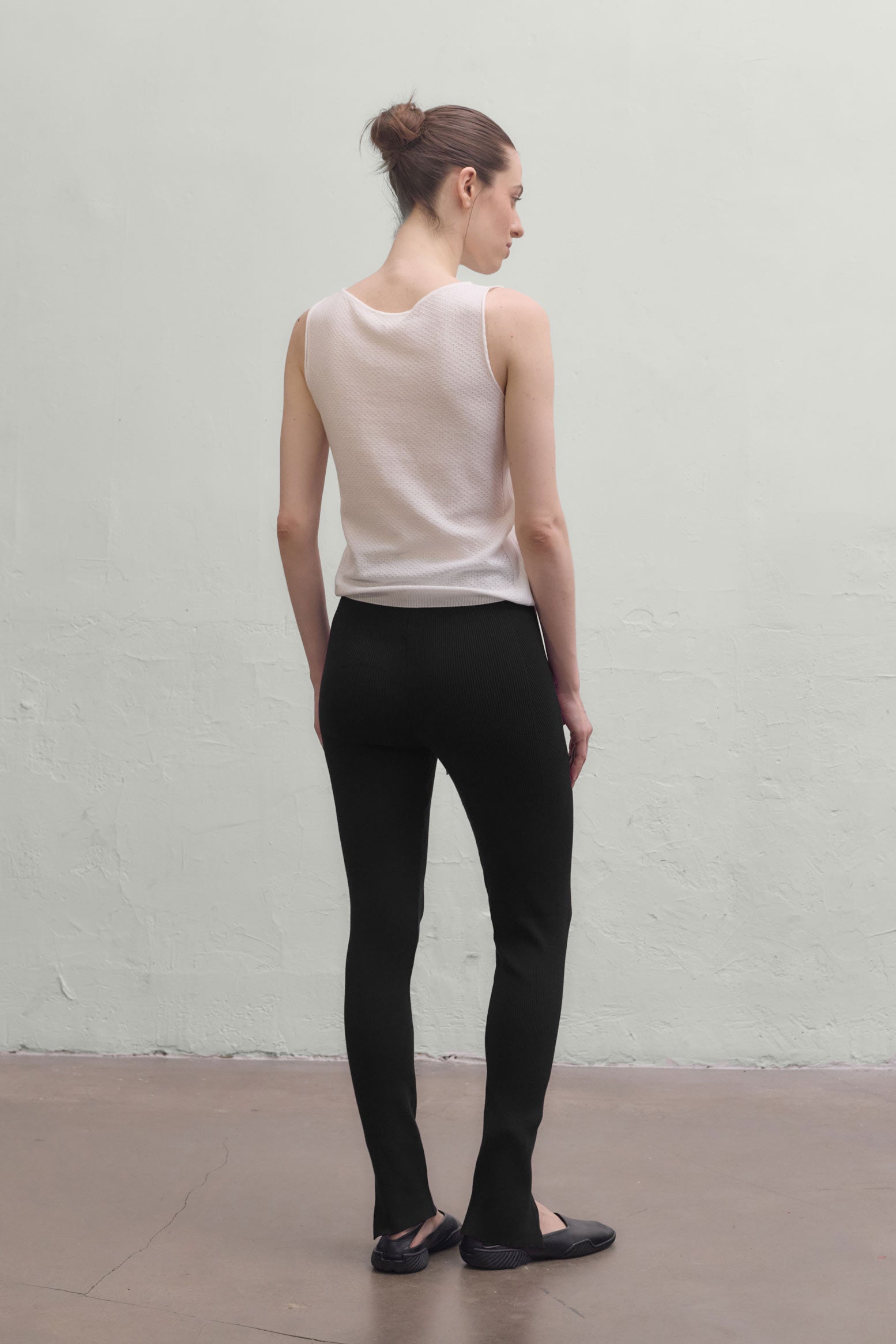 Ivy Rib Pants - Black