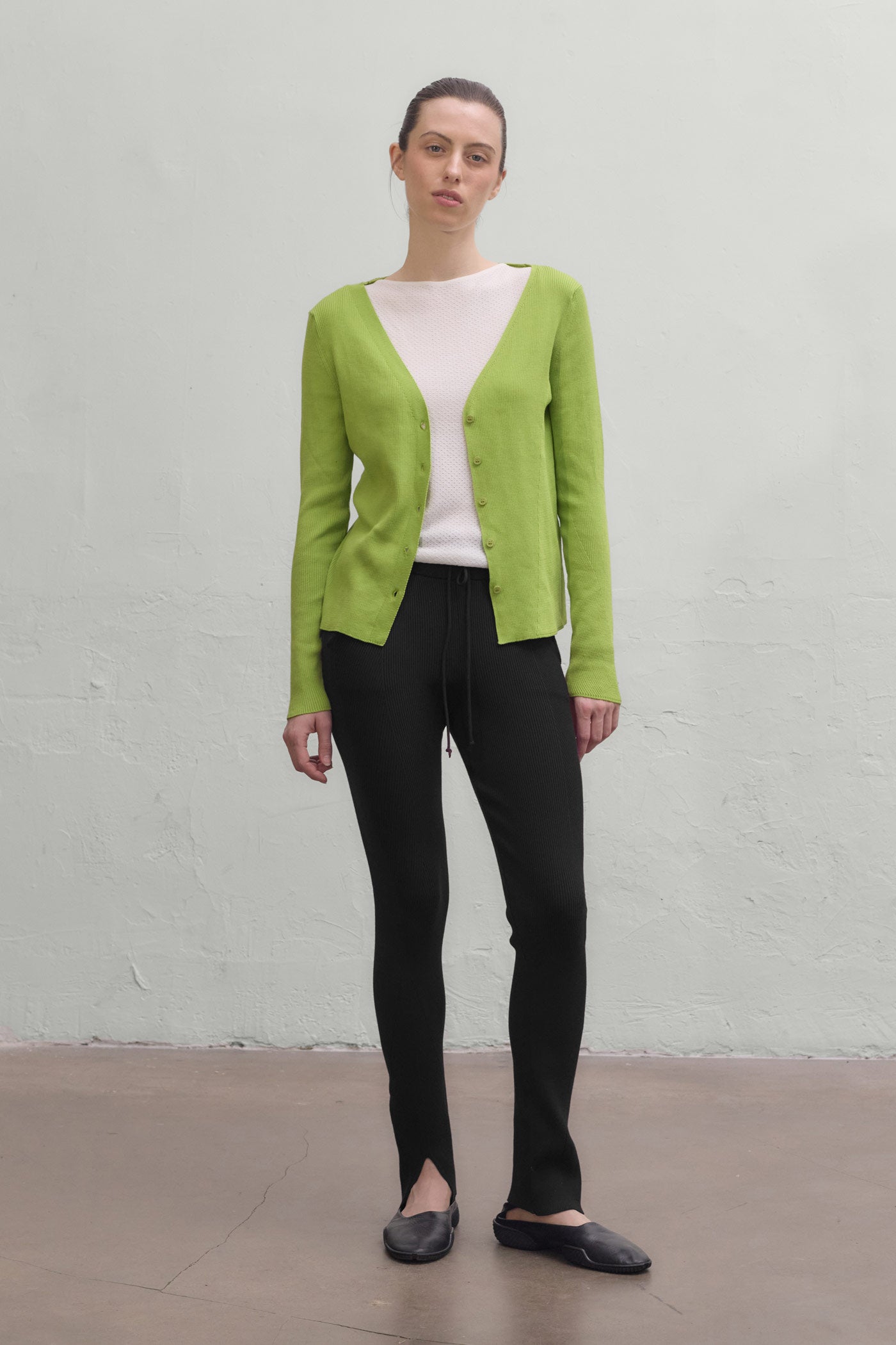Angles Cardigan - Lemongrass