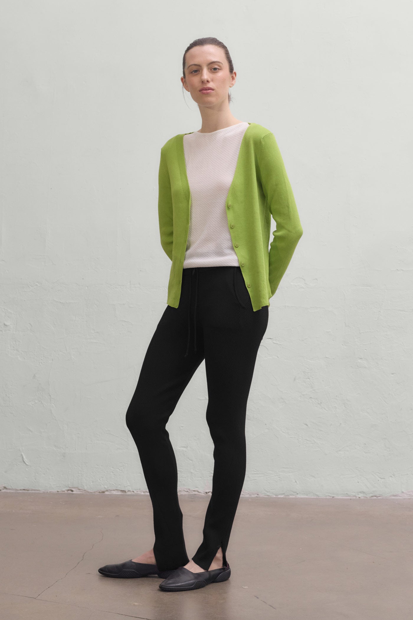 Angles Cardigan - Lemongrass