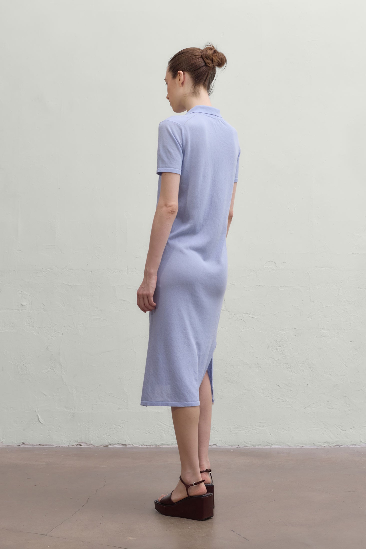 Caledon Polo Dress - Sky Blue