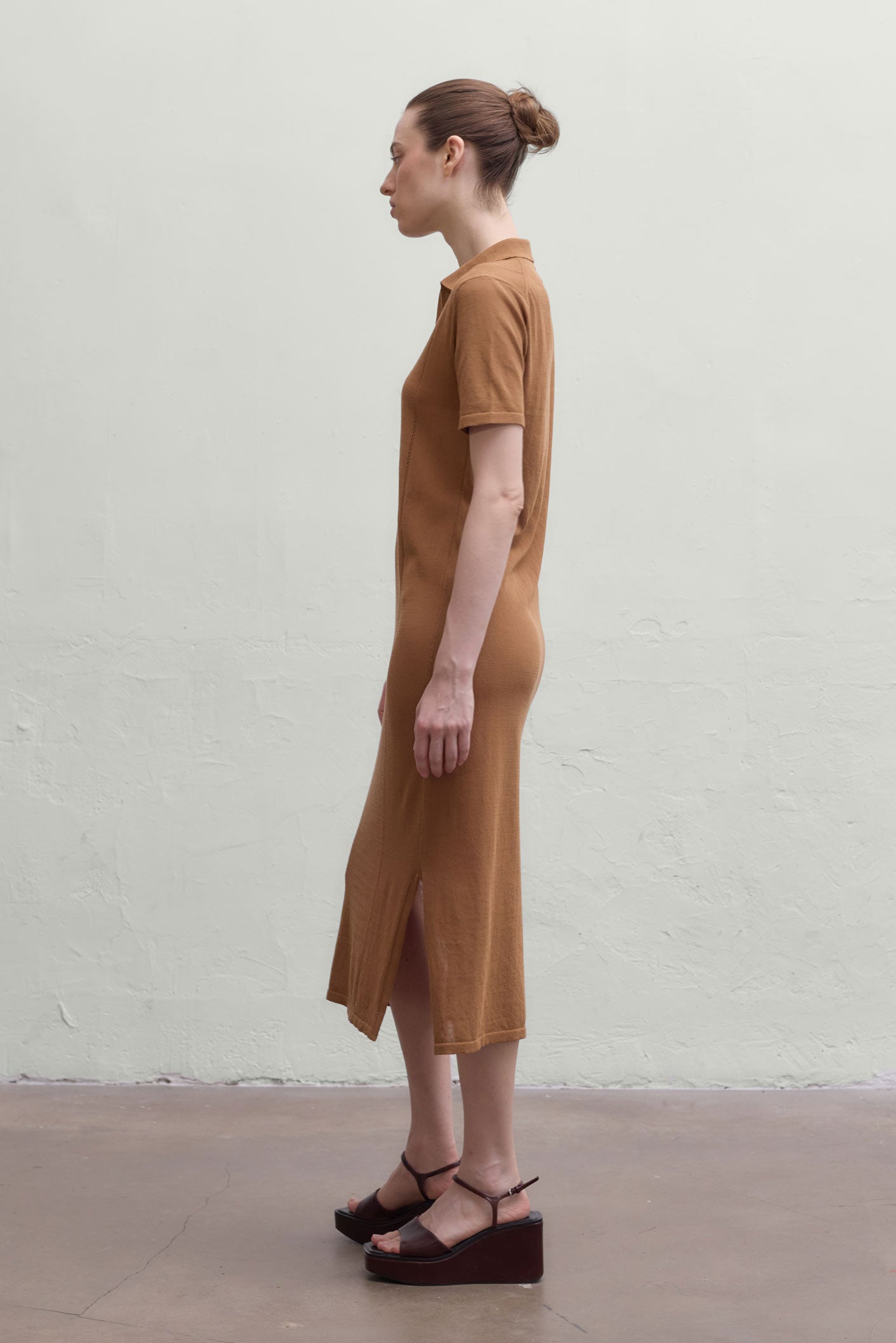 Caledon Polo Dress - Caramel
