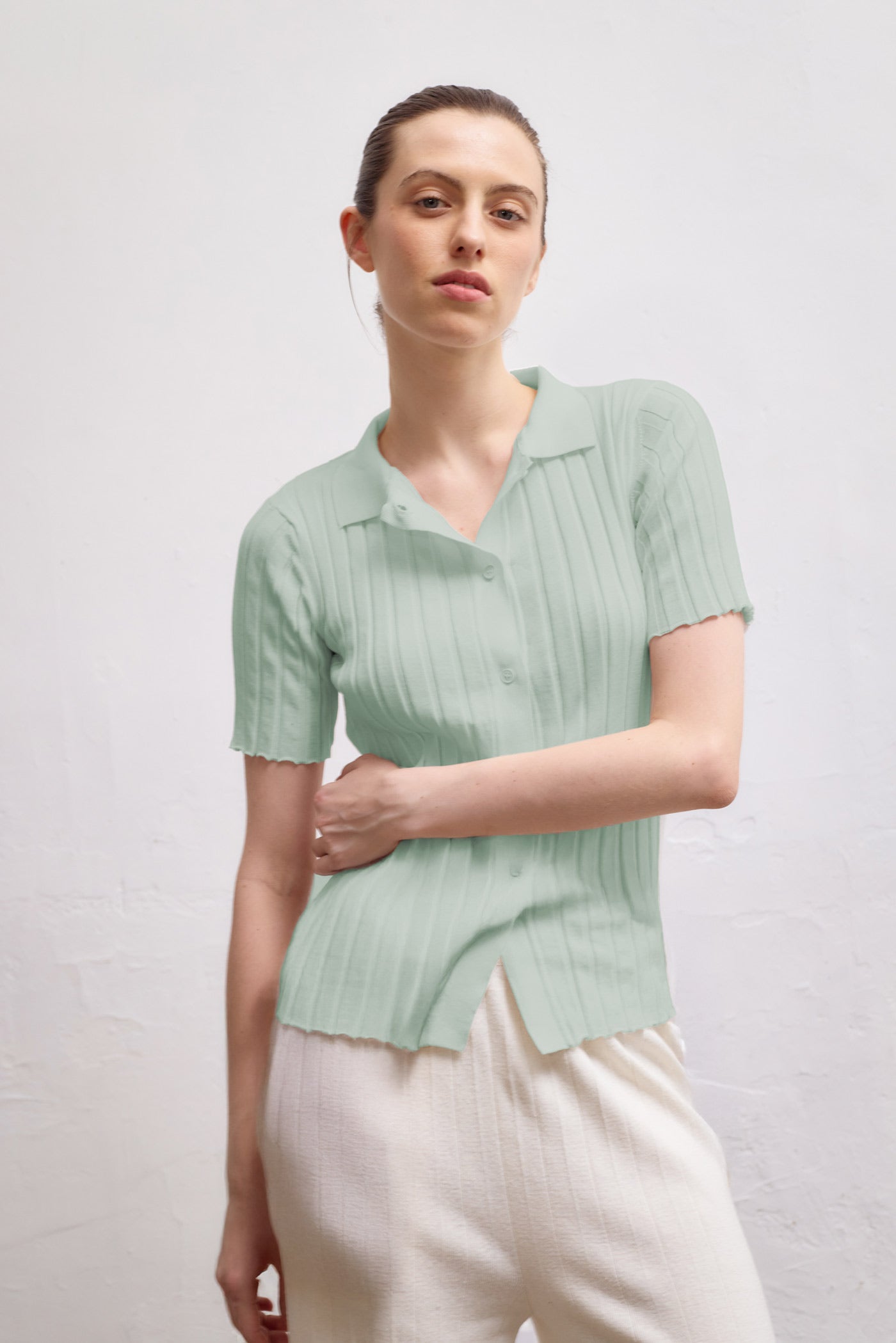 Short Amanzi Shirt - Matcha